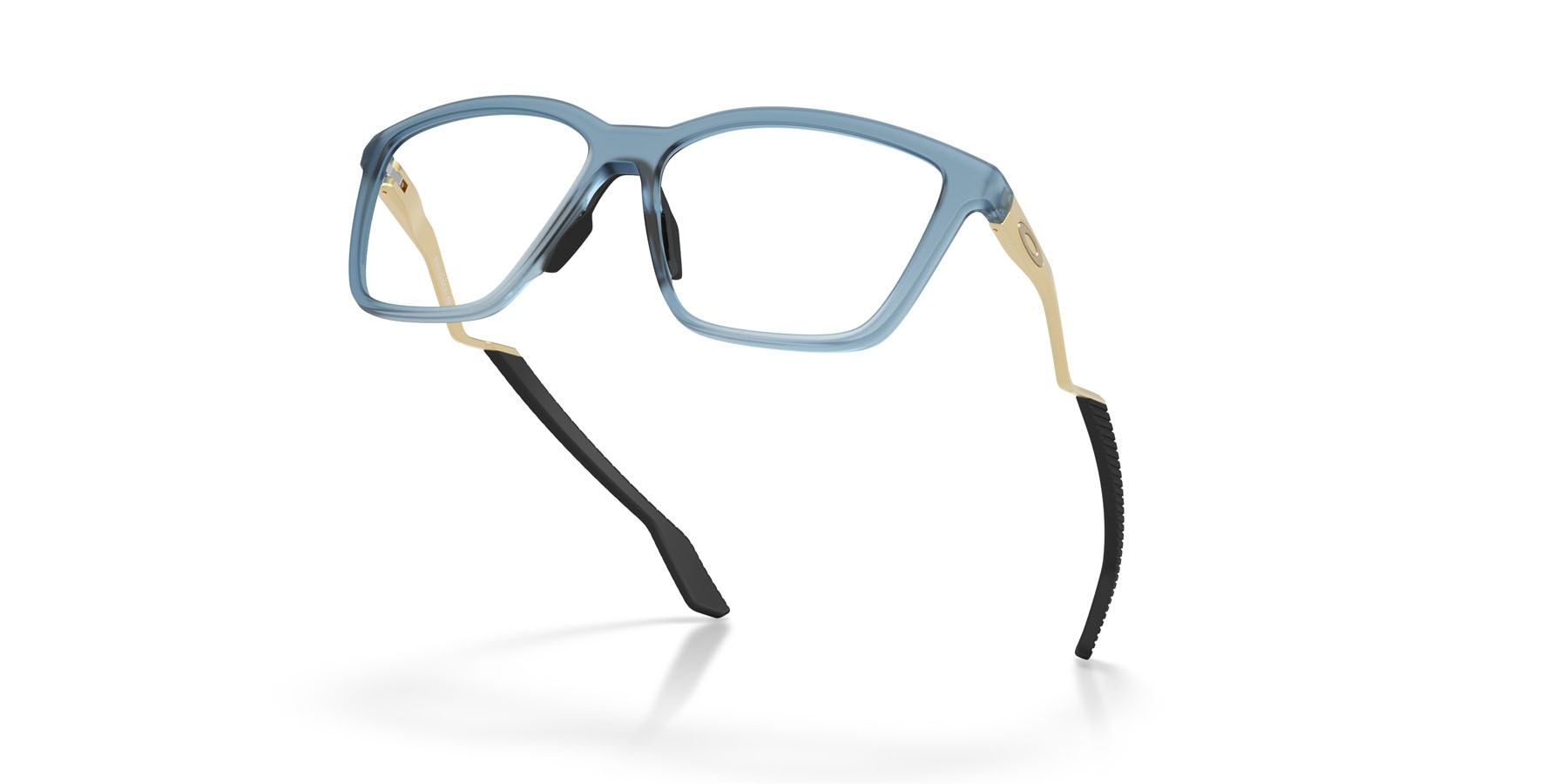 Occhiali da vista Oakley Enigma Mass OX 8191 (819107) colore blu abisso trasparente opaco forma quadrato lenti lente demo