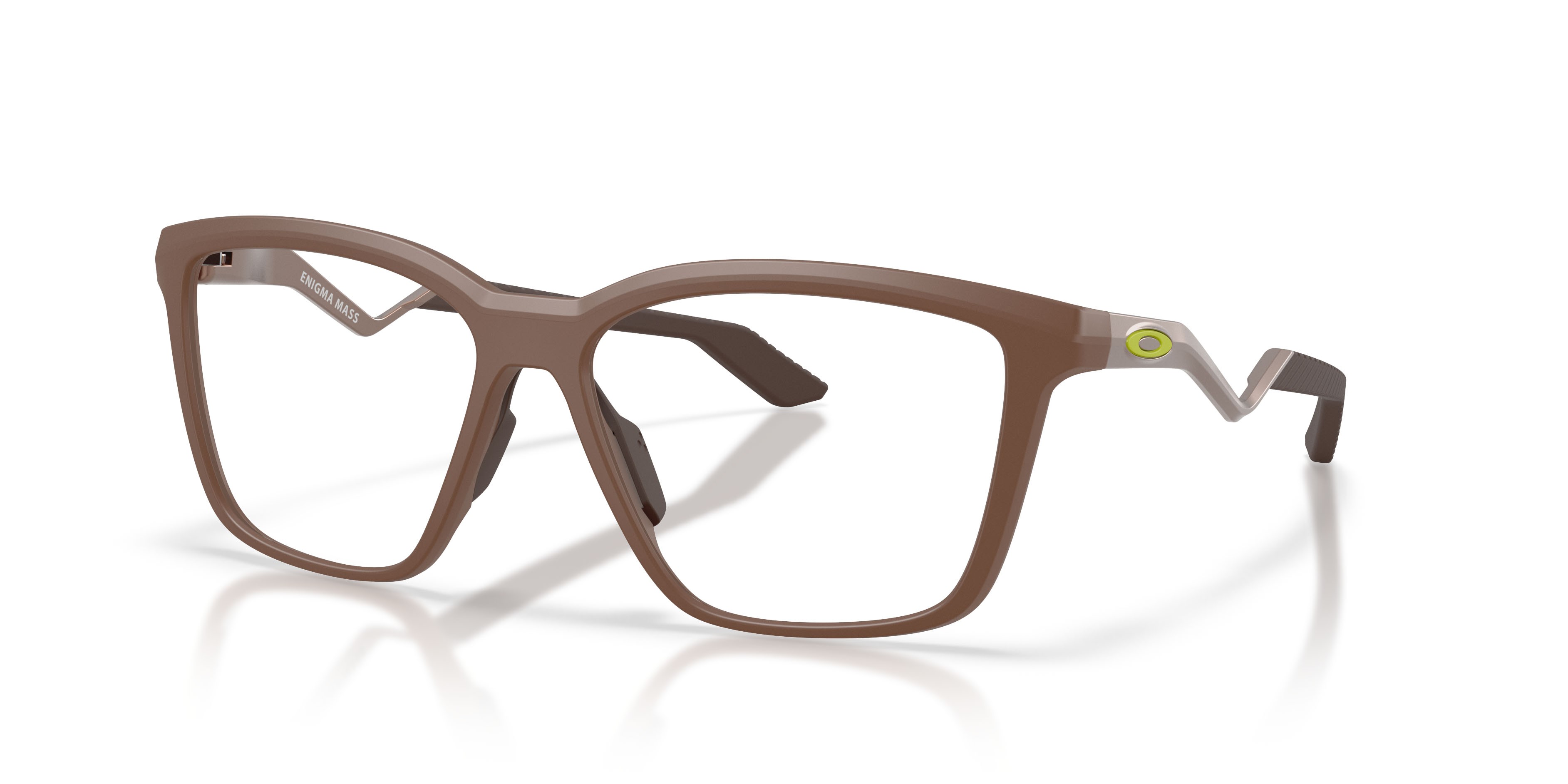 Occhiali da vista Oakley Enigma Mass OX 8191 (819108) colore mogano forma quadrato lenti lente demo