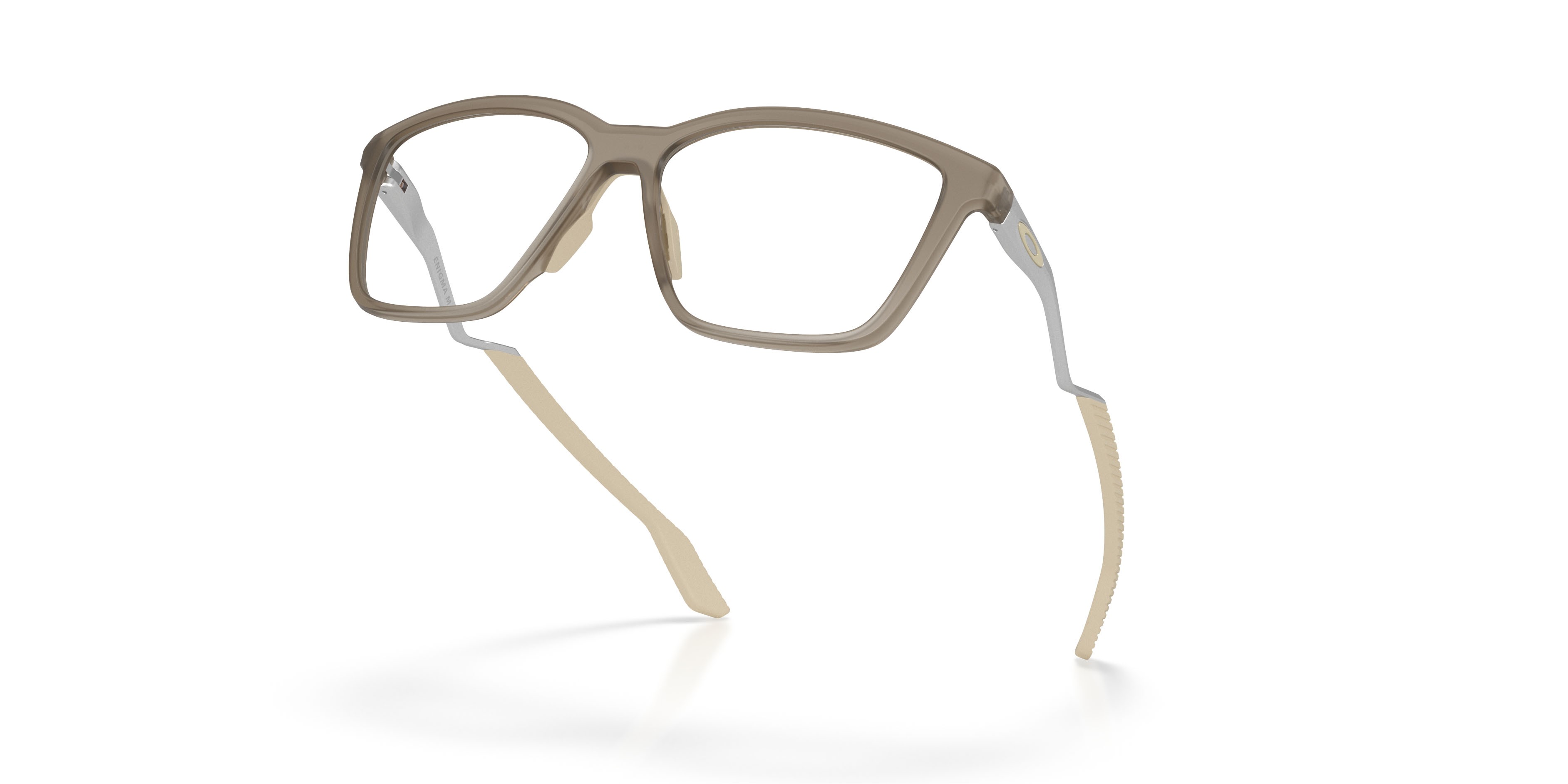 Occhiali da vista Oakley Enigma Mass OX 8191 (819109) colore sabbia trasparente forma quadrato lenti lente demo