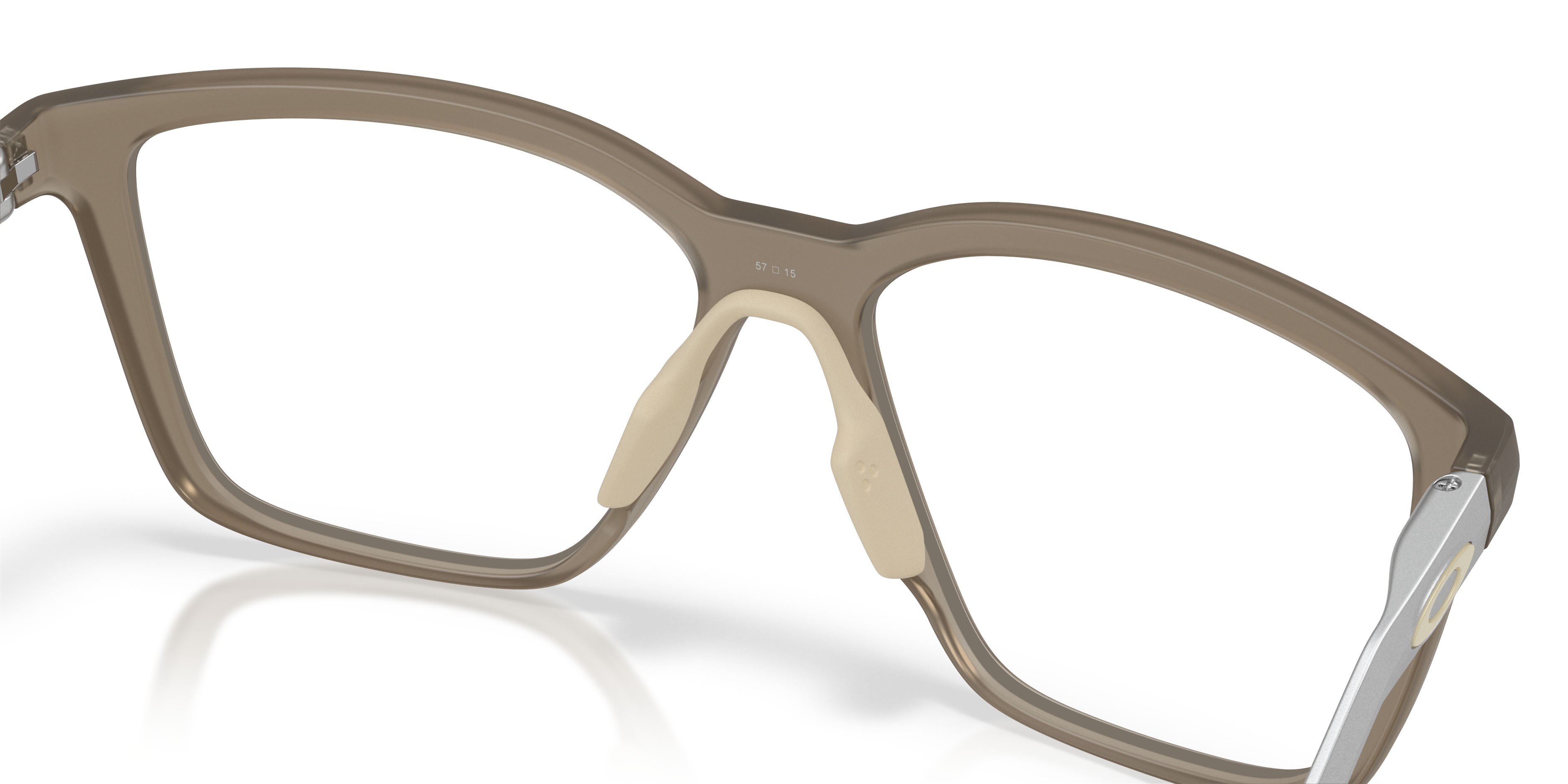 Occhiali da vista Oakley Enigma Mass OX 8191 (819109) colore sabbia trasparente forma quadrato lenti lente demo