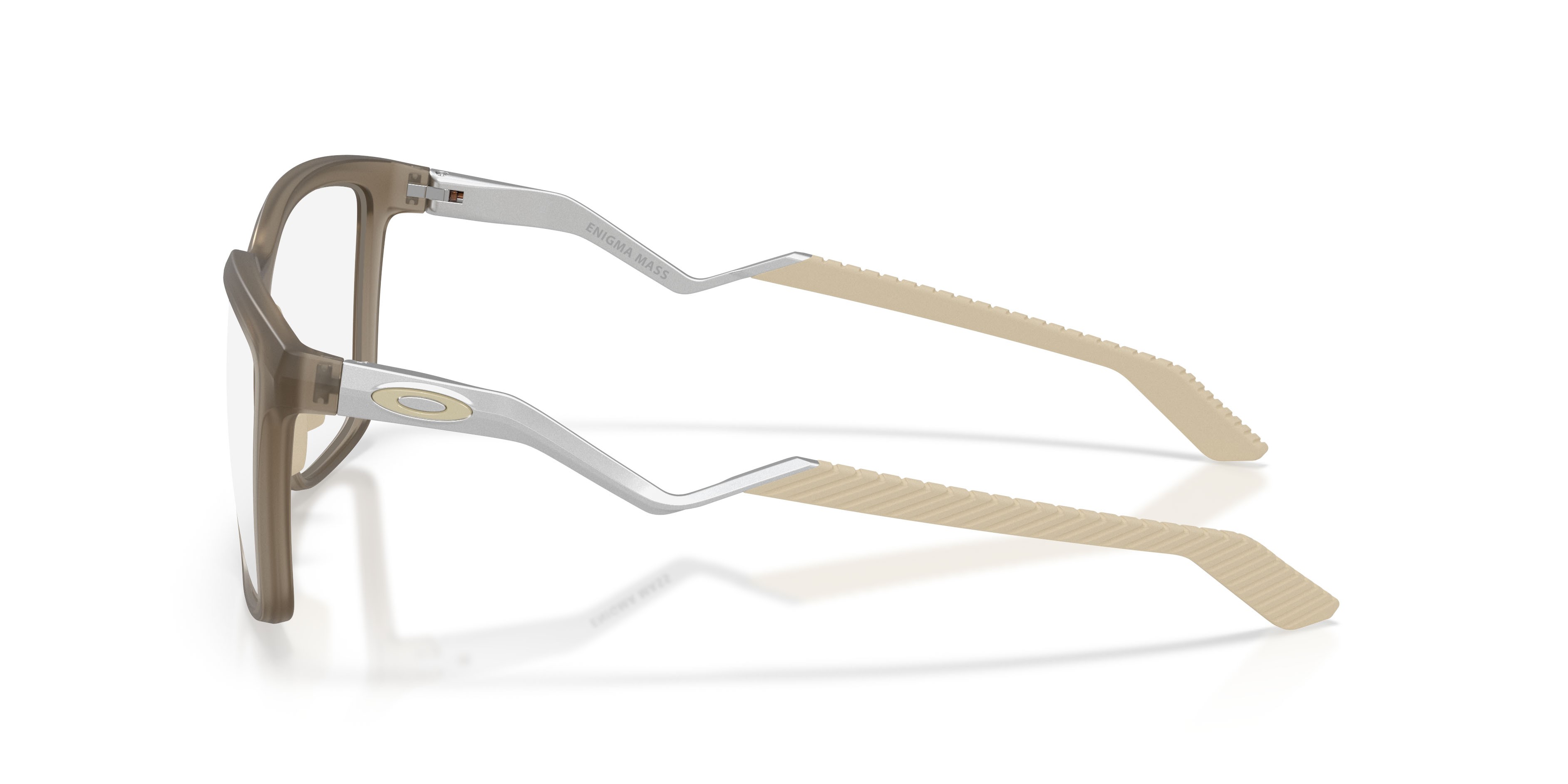 Occhiali da vista Oakley Enigma Mass OX 8191 (819109) colore sabbia trasparente forma quadrato lenti lente demo