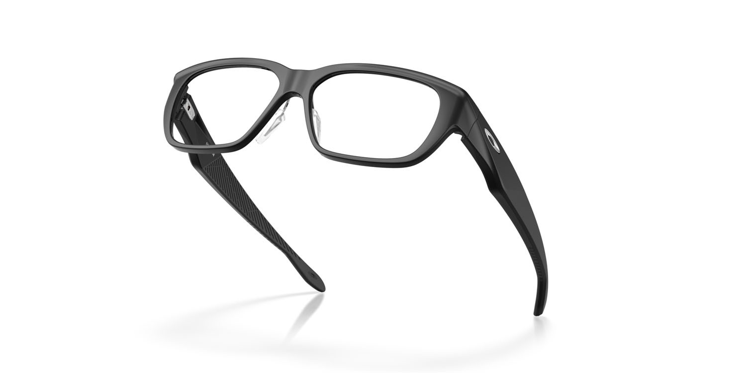 Occhiali da vista Oakley Upturn OX 8192D (819201) colore nero satinato forma rettangolare lenti lente demo
