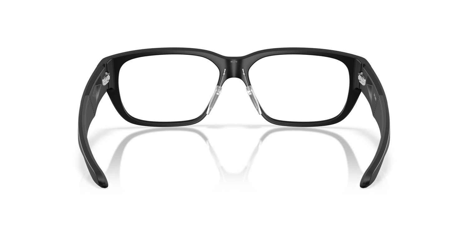 Occhiali da vista Oakley Upturn OX 8192D (819201) colore nero satinato forma rettangolare lenti lente demo