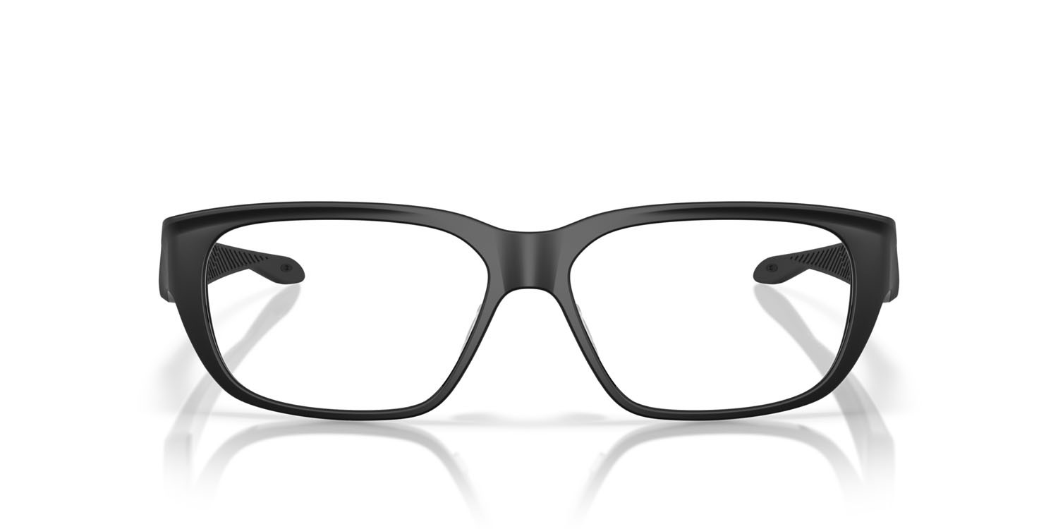 Occhiali da vista Oakley Upturn OX 8192D (819201) colore nero satinato forma rettangolare lenti lente demo
