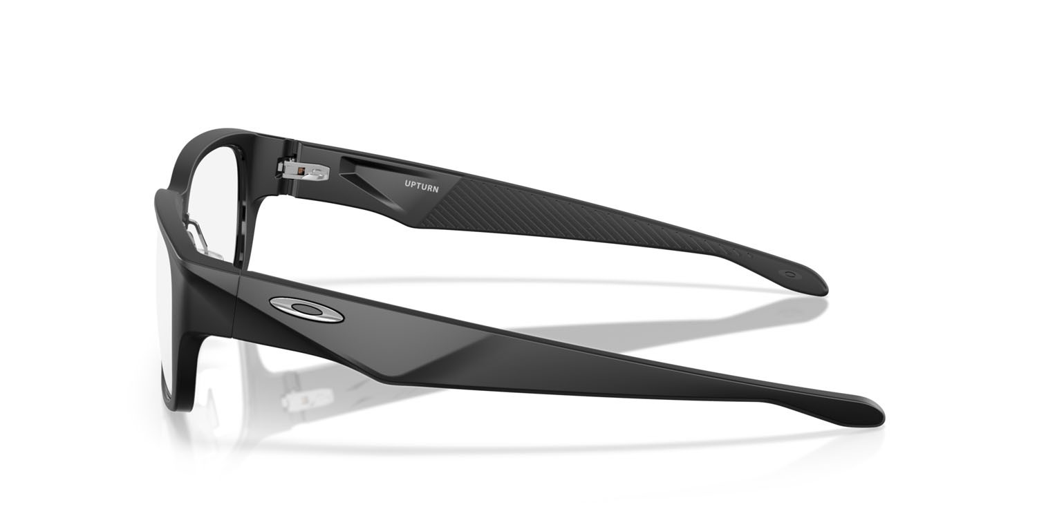 Occhiali da vista Oakley Upturn OX 8192D (819201) colore nero satinato forma rettangolare lenti lente demo
