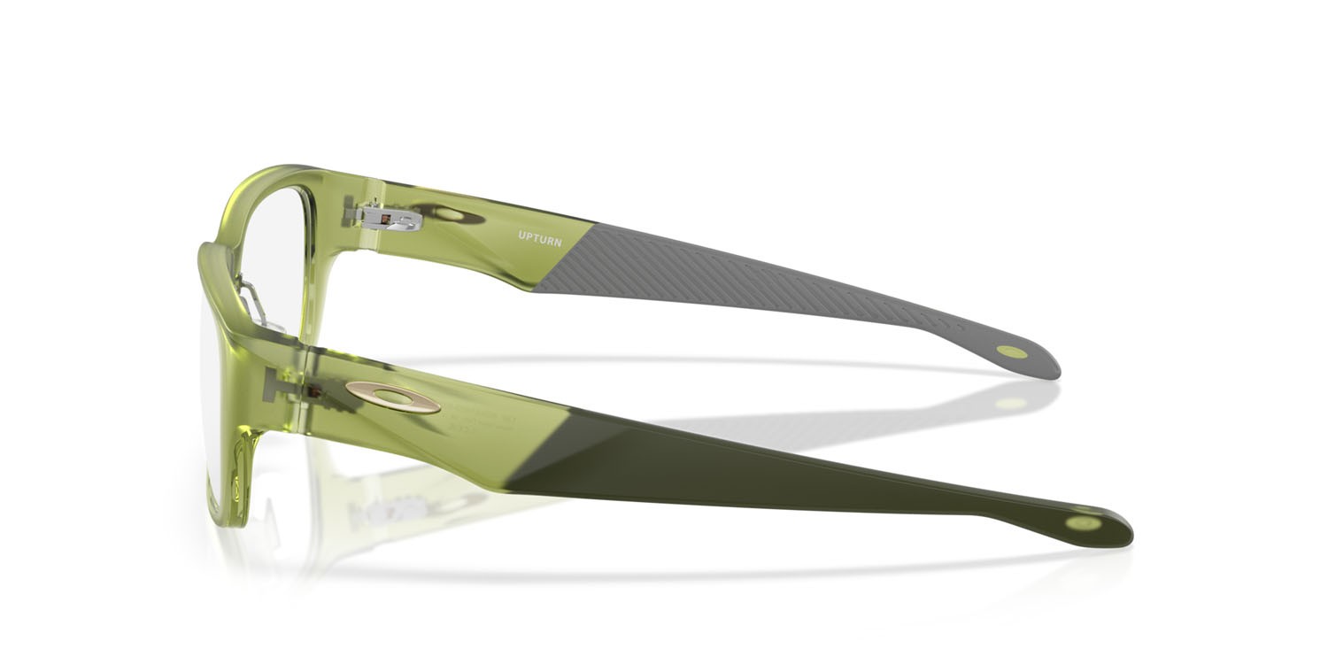 Occhiali da vista Oakley Upturn OX 8192D (819203) colore felce trasparente opaco forma rettangolare lenti lente demo