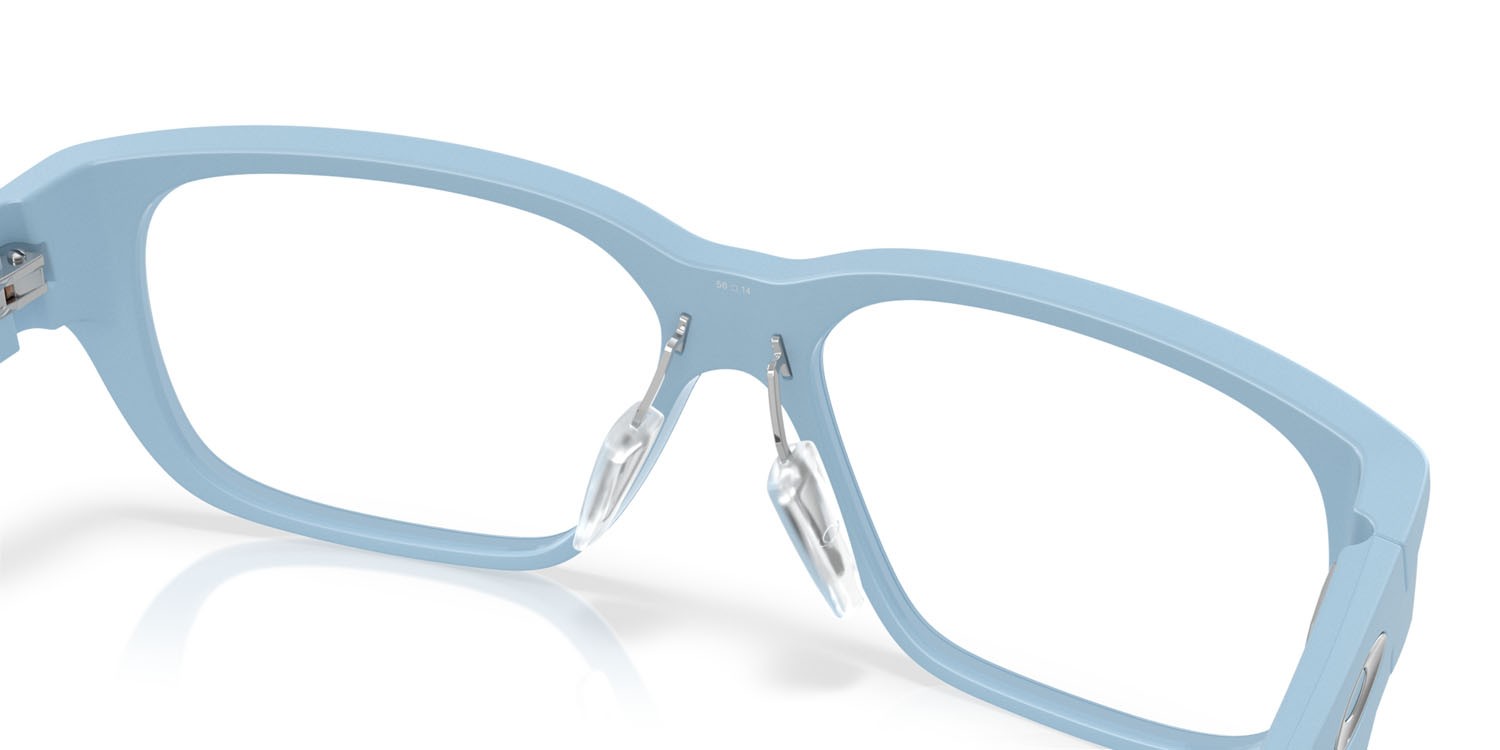 Occhiali da vista Oakley Upturn OX 8192D (819204) colore opaco effetto invecchiato forma rettangolare lenti lente demo