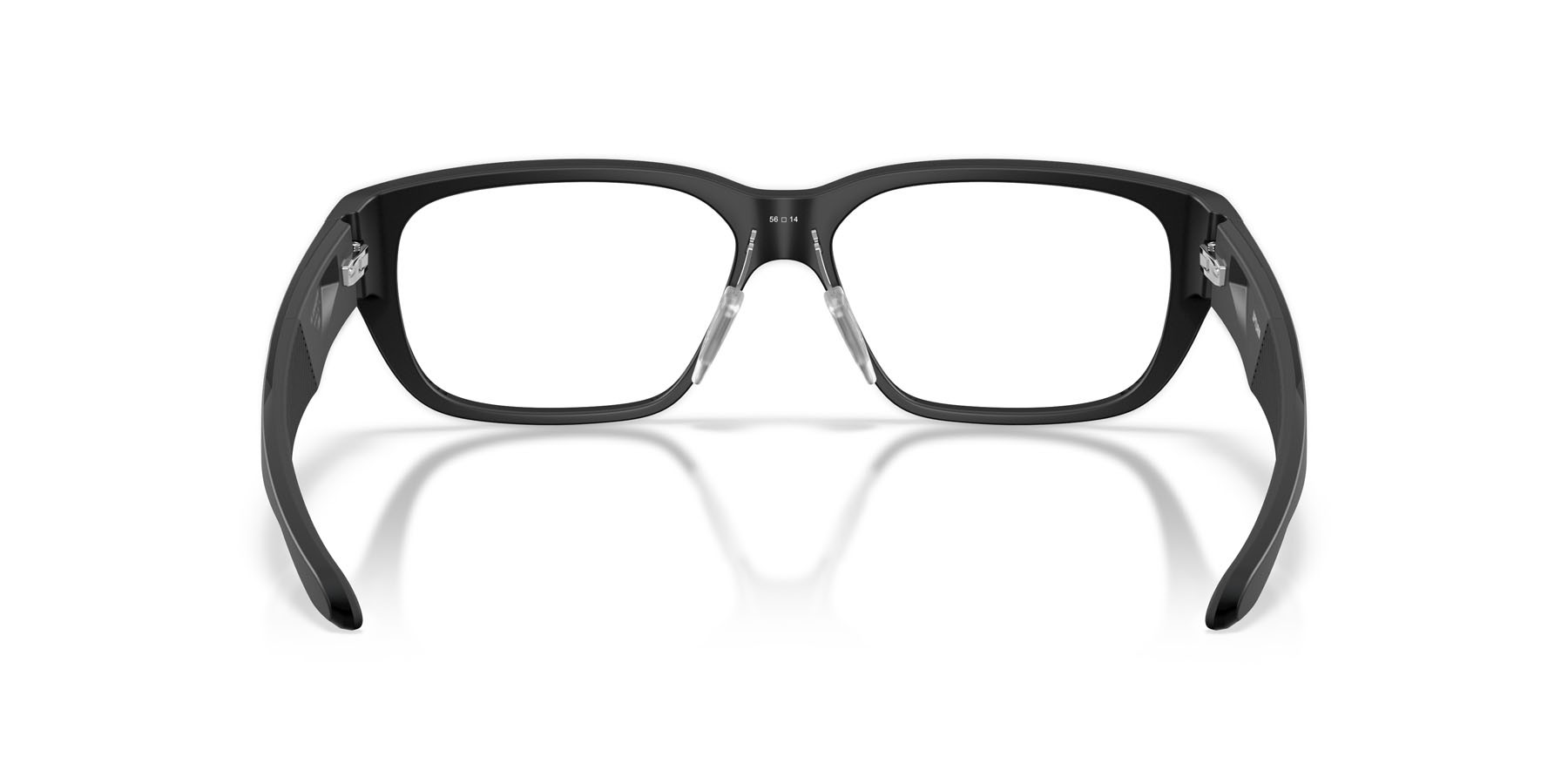 Occhiali da vista Oakley Upturn OX 8192D (819205) colore nero satinato forma rettangolare lenti lente demo