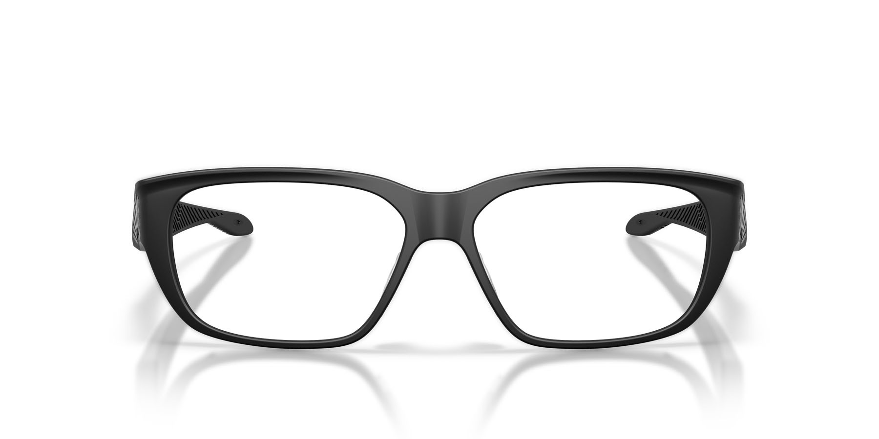 Occhiali da vista Oakley Upturn OX 8192D (819205) colore nero satinato forma rettangolare lenti lente demo