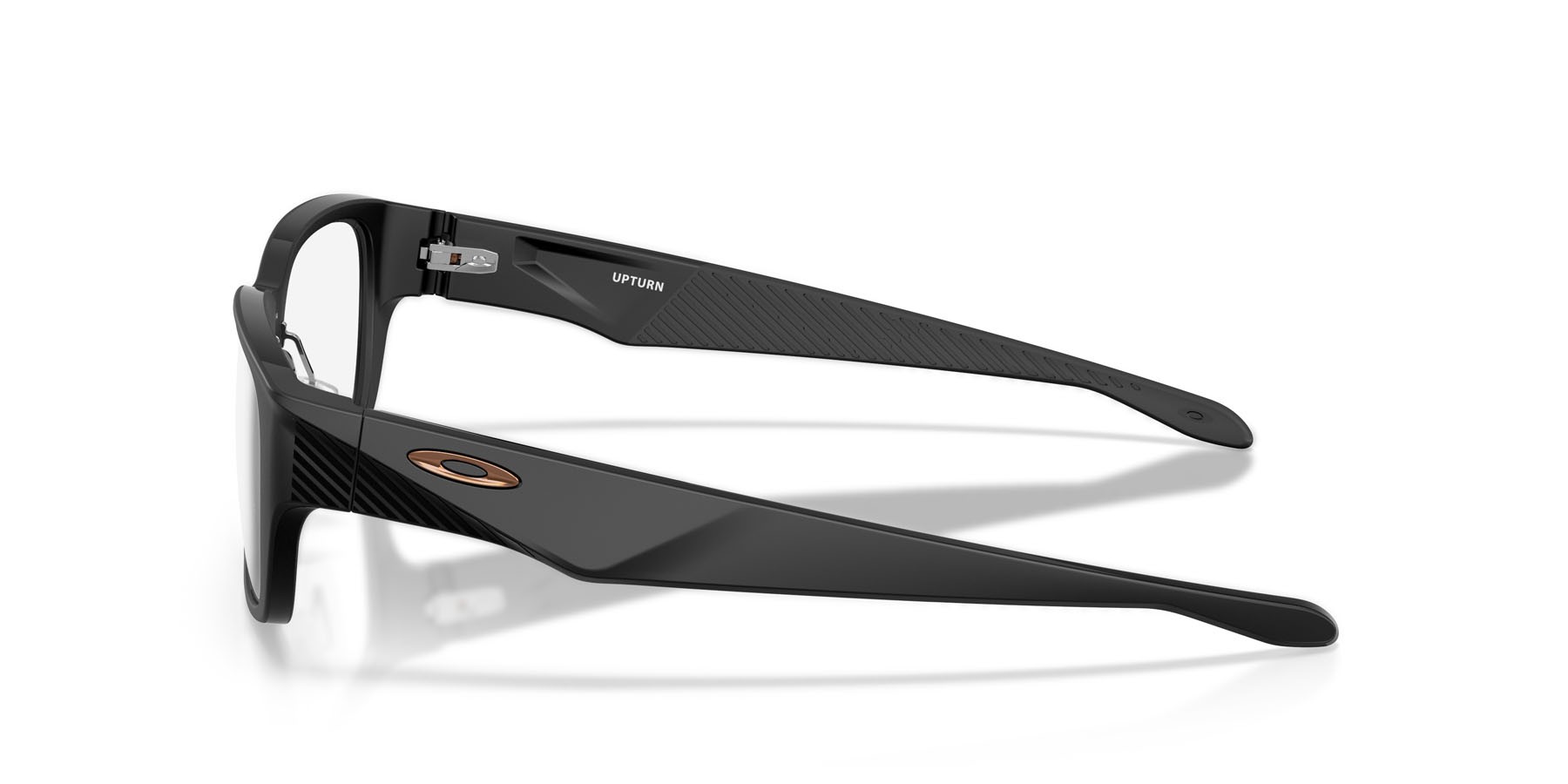 Occhiali da vista Oakley Upturn OX 8192D (819205) colore nero satinato forma rettangolare lenti lente demo