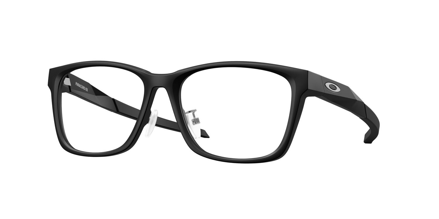 Occhiali da vista Oakley Paracord Rx OX 8196D (819601) colore nero satinato forma quadrato lenti lente demo