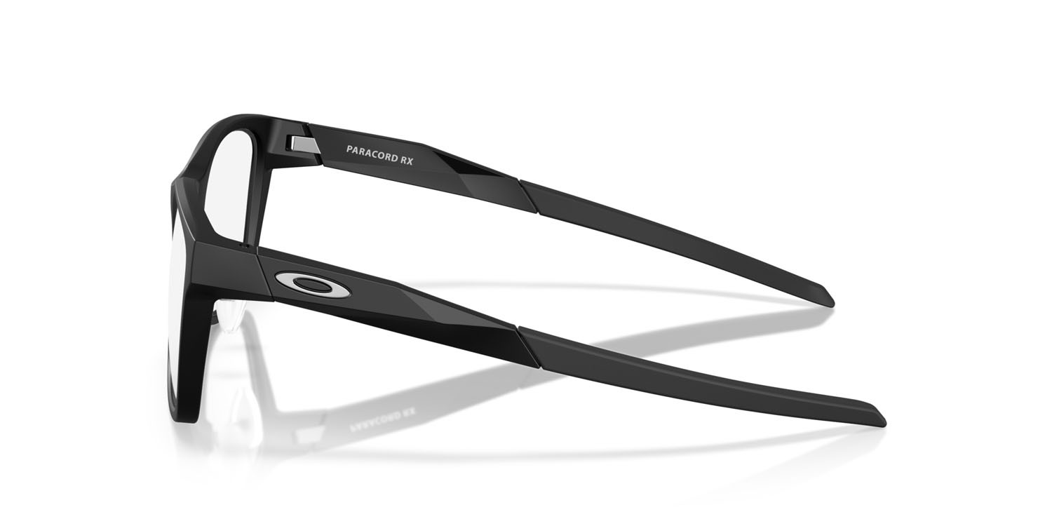 Occhiali da vista Oakley Paracord Rx OX 8196D (819601) colore nero satinato forma quadrato lenti lente demo