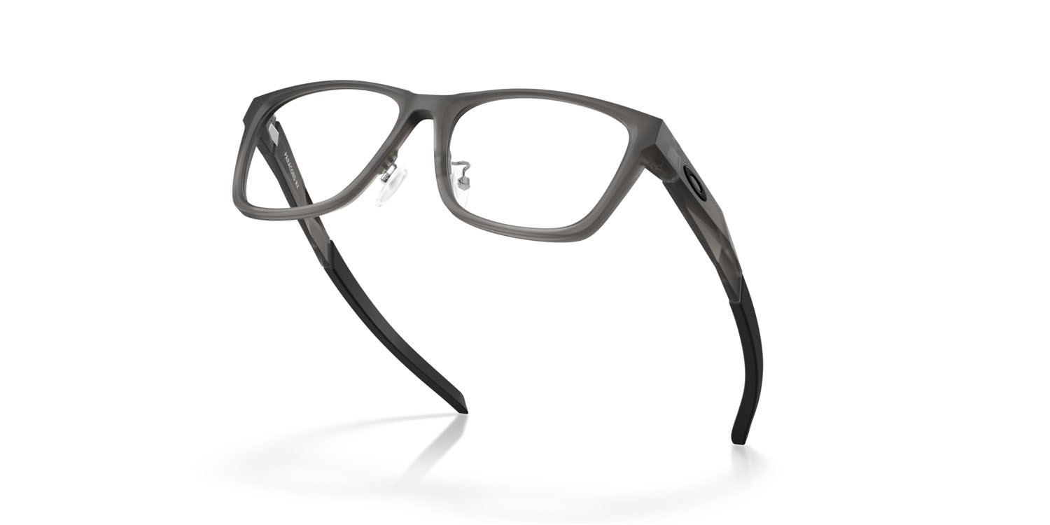Occhiali da vista Oakley Paracord Rx OX 8196D (819602) colore grigio fumo satinato forma quadrato lenti lente demo