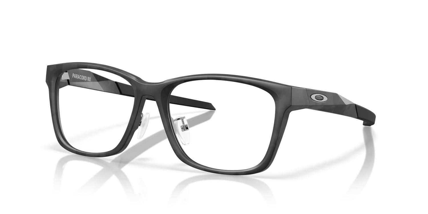 Occhiali da vista Oakley Paracord Rx OX 8196D (819603) colore nero opaco camouflage forma quadrato lenti lente demo