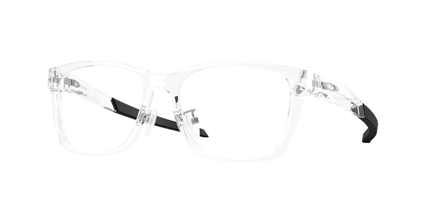 Occhiali da vista Oakley Paracord Rx OX 8196D (819604) colore trasparente lucido forma quadrato lenti lente demo