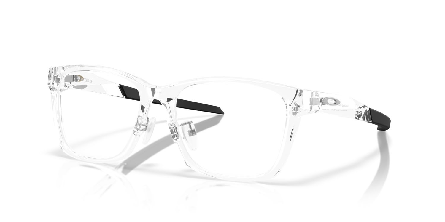 Occhiali da vista Oakley Paracord Rx OX 8196D (819604) colore trasparente lucido forma quadrato lenti lente demo