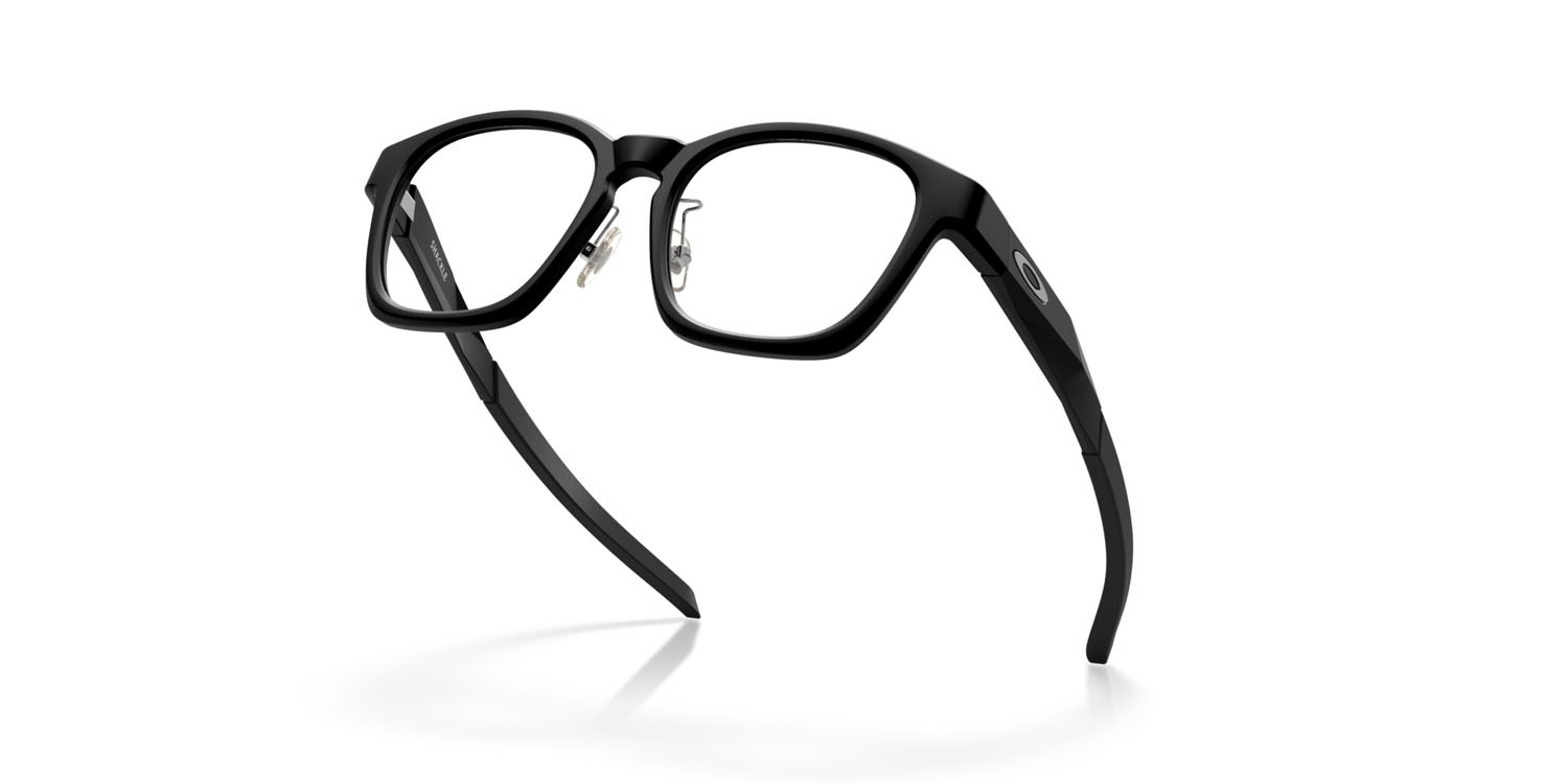 Occhiali da vista Oakley Shackle OX 8197D (819701) colore nero satinato forma quadrato lenti lente demo