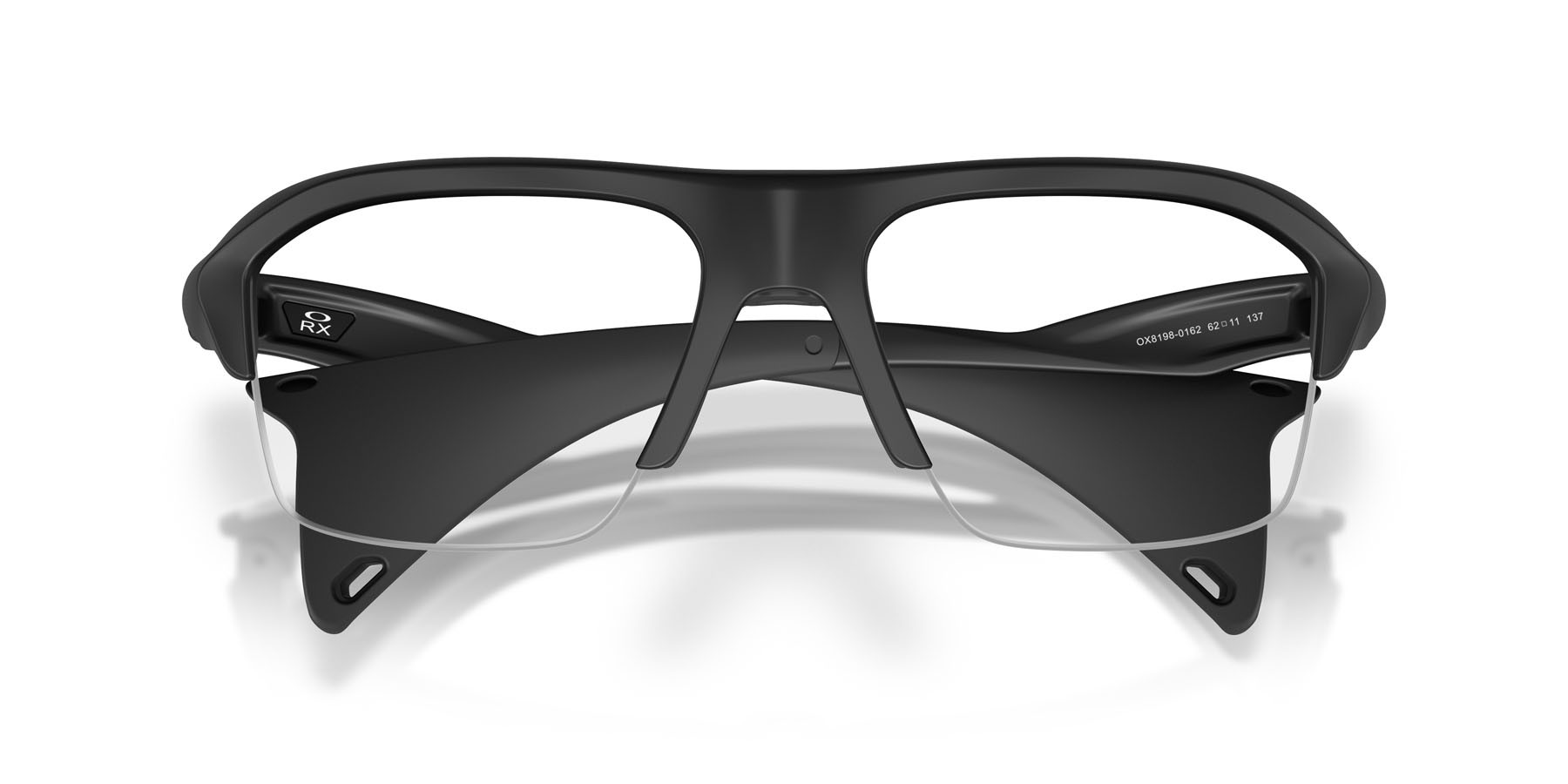 Occhiali da vista Oakley Stunt Glider OX 8198 (819801) colore nero satinato forma rettangolare lenti lente demo
