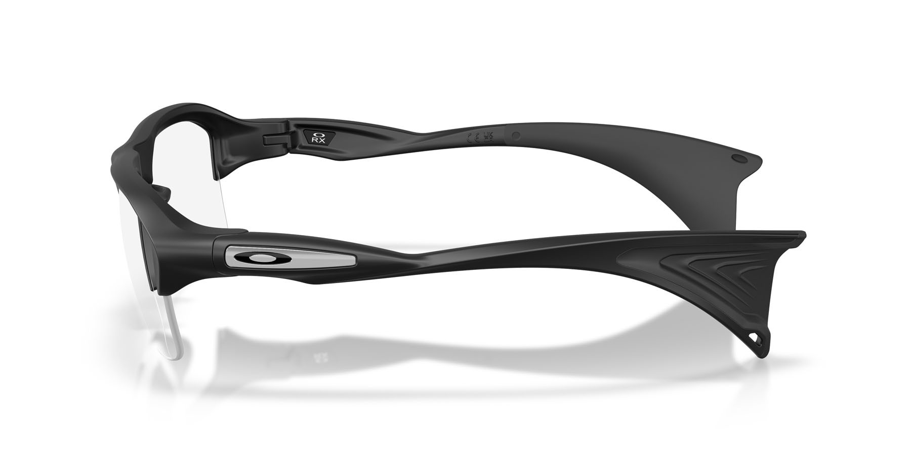 Occhiali da vista Oakley Stunt Glider OX 8198 (819801) colore nero satinato forma rettangolare lenti lente demo