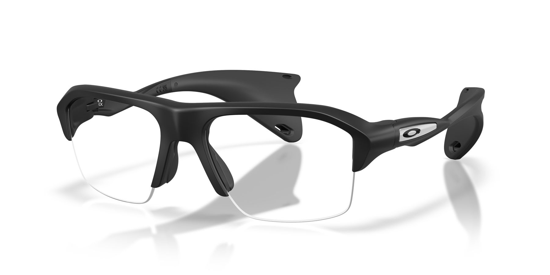 Occhiali da vista Oakley Stunt Glider OX 8198 (819801) colore nero satinato forma rettangolare lenti lente demo