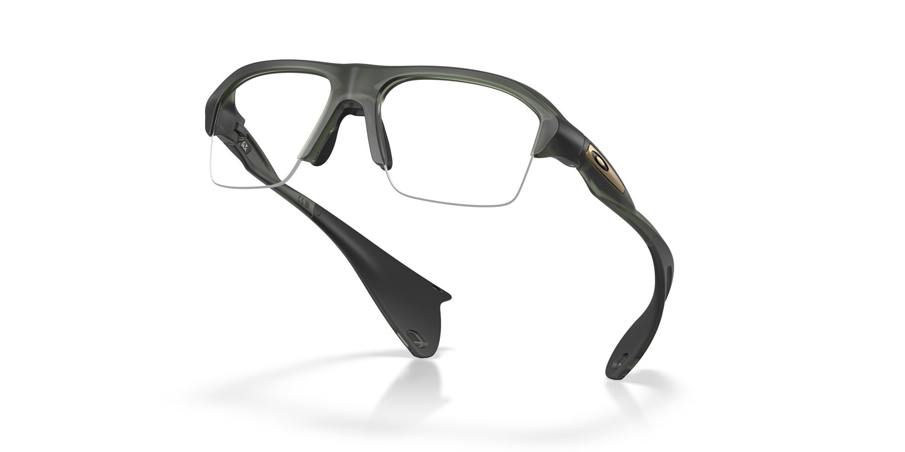 Occhiali da vista Oakley Stunt Glider OX 8198 (819803) colore olive ink opaco forma rettangolare lenti lente demo