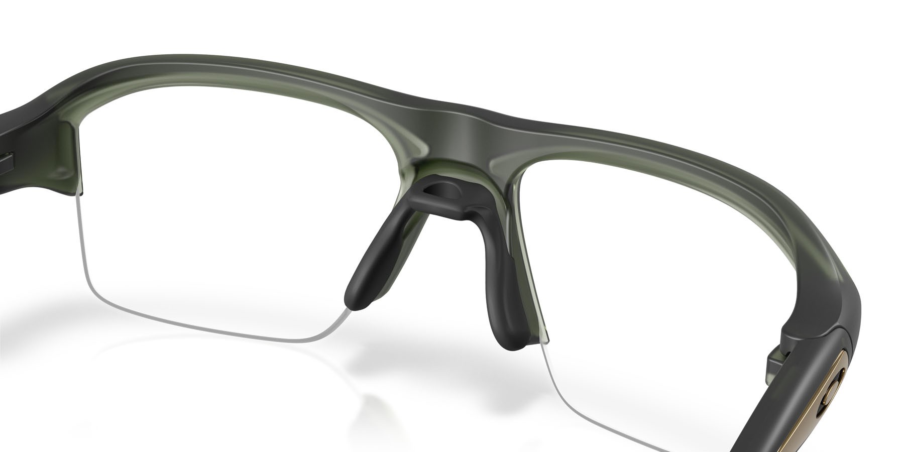 Occhiali da vista Oakley Stunt Glider OX 8198 (819803) colore olive ink opaco forma rettangolare lenti lente demo