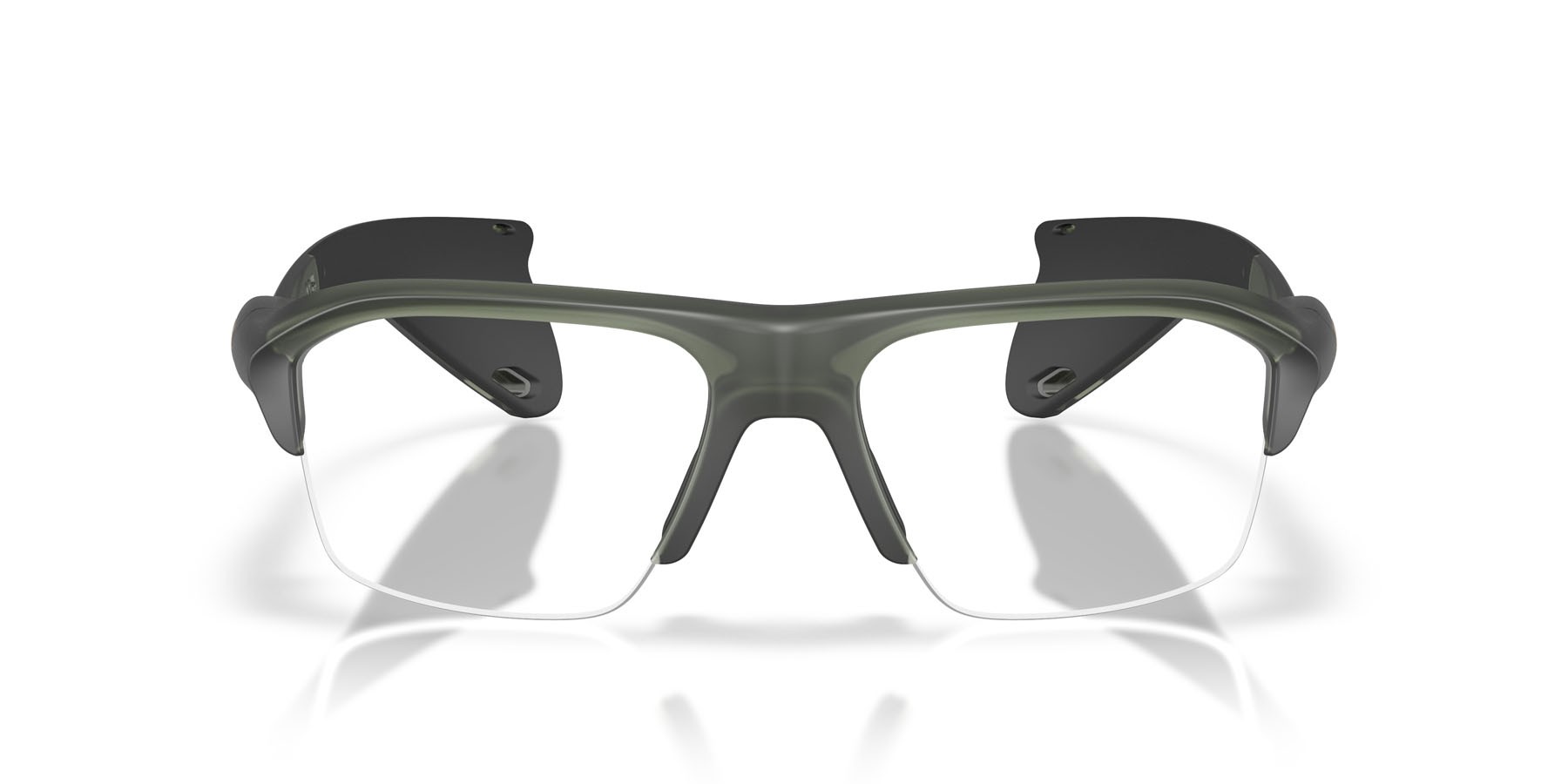 Occhiali da vista Oakley Stunt Glider OX 8198 (819803) colore olive ink opaco forma rettangolare lenti lente demo