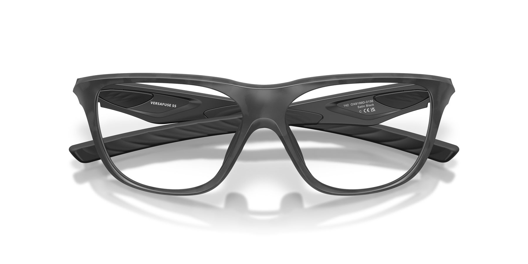Occhiali da vista Oakley Versafuse Ss OX 8199D (819901) colore nero satinato forma rettangolare lenti lente demo