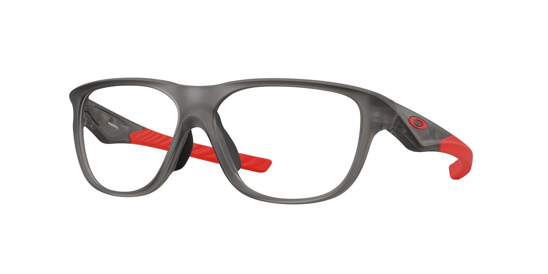 Occhiali da vista Oakley Versafuse Ss OX 8199D (819902) colore grigio fumo satinato forma rettangolare lenti lente demo