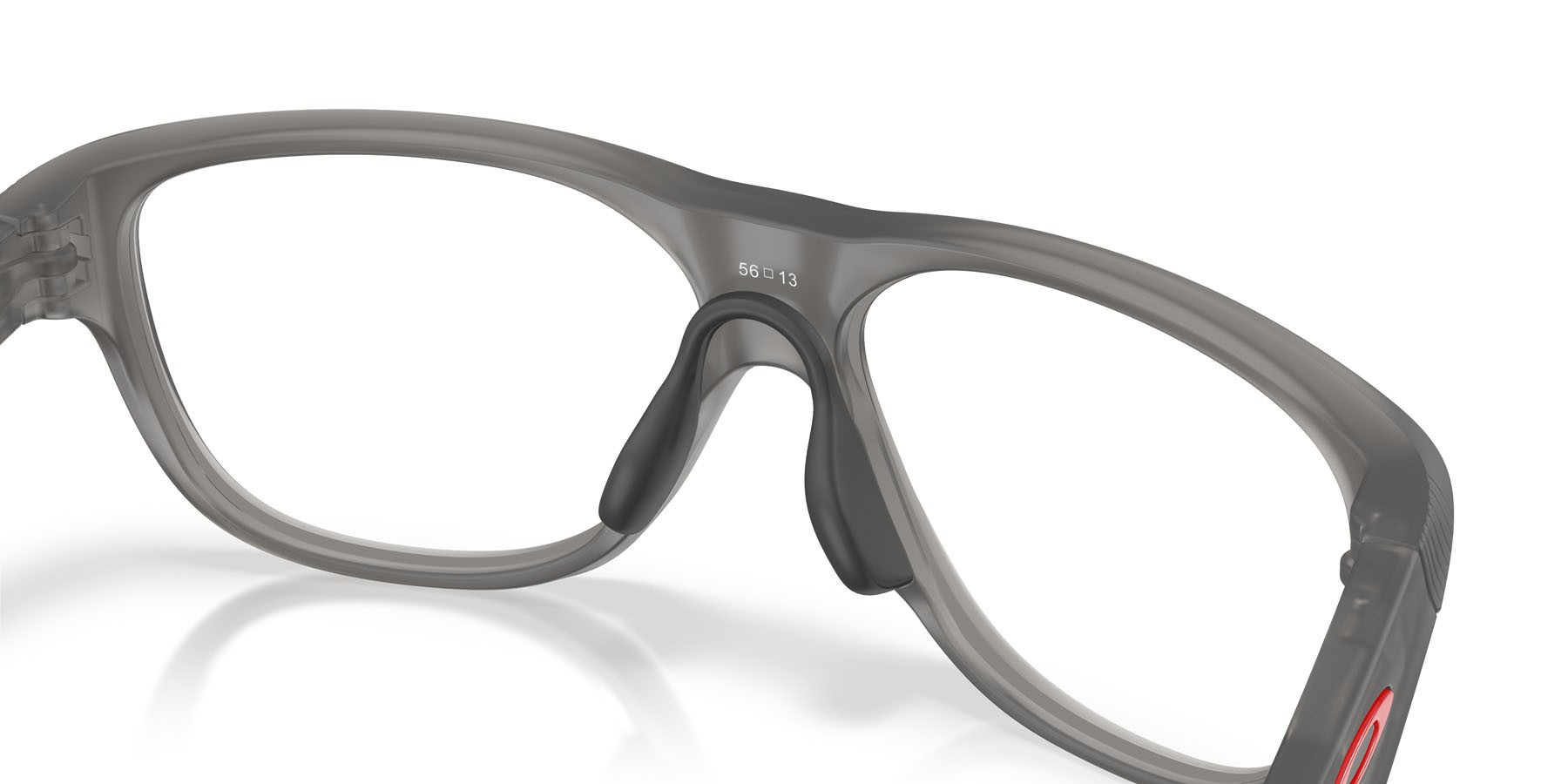 Occhiali da vista Oakley Versafuse Ss OX 8199D (819902) colore grigio fumo satinato forma rettangolare lenti lente demo