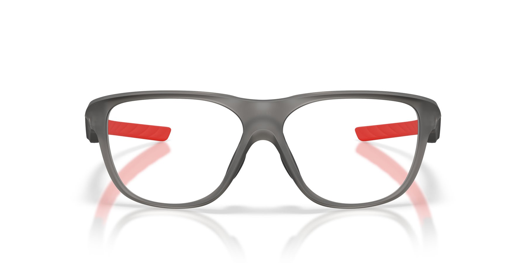 Occhiali da vista Oakley Versafuse Ss OX 8199D (819902) colore grigio fumo satinato forma rettangolare lenti lente demo