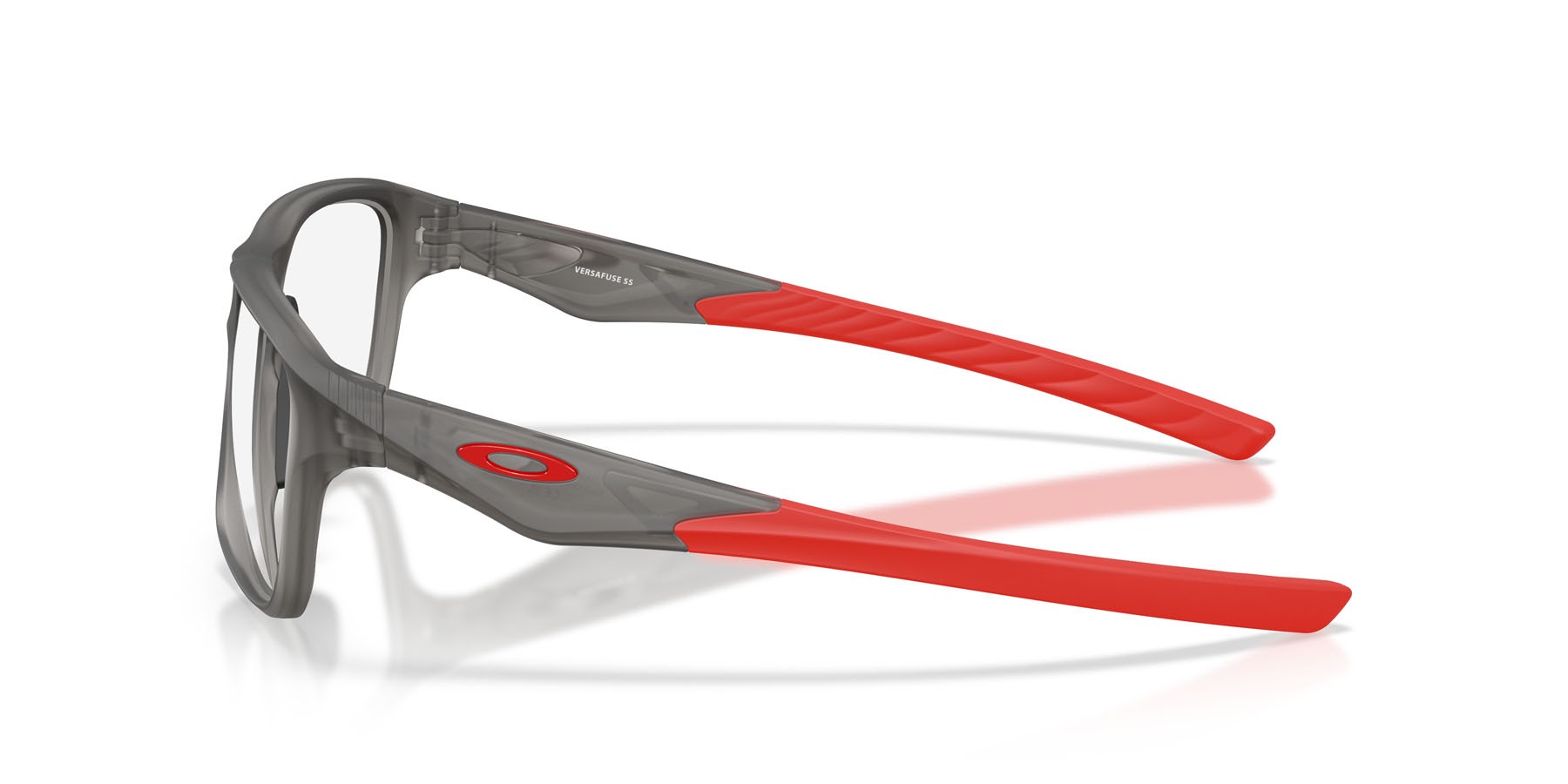 Occhiali da vista Oakley Versafuse Ss OX 8199D (819902) colore grigio fumo satinato forma rettangolare lenti lente demo
