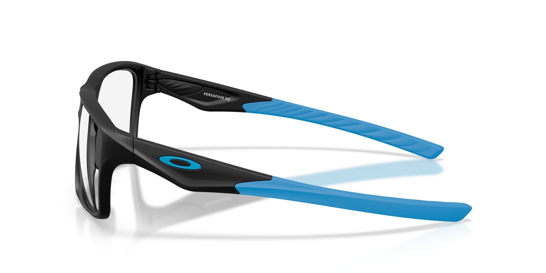 Occhiali da vista Oakley Versafuse Sq OX 8201 (820101) colore nero satinato forma rettangolare lenti lente demo