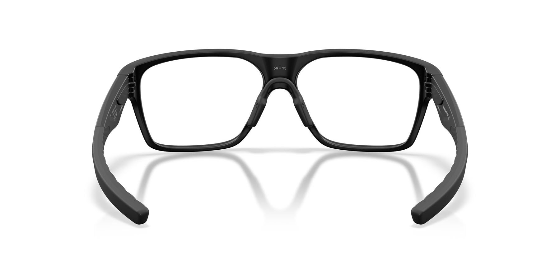 Occhiali da vista Oakley Versafuse Sq OX 8201 (820101) colore nero satinato forma rettangolare lenti lente demo