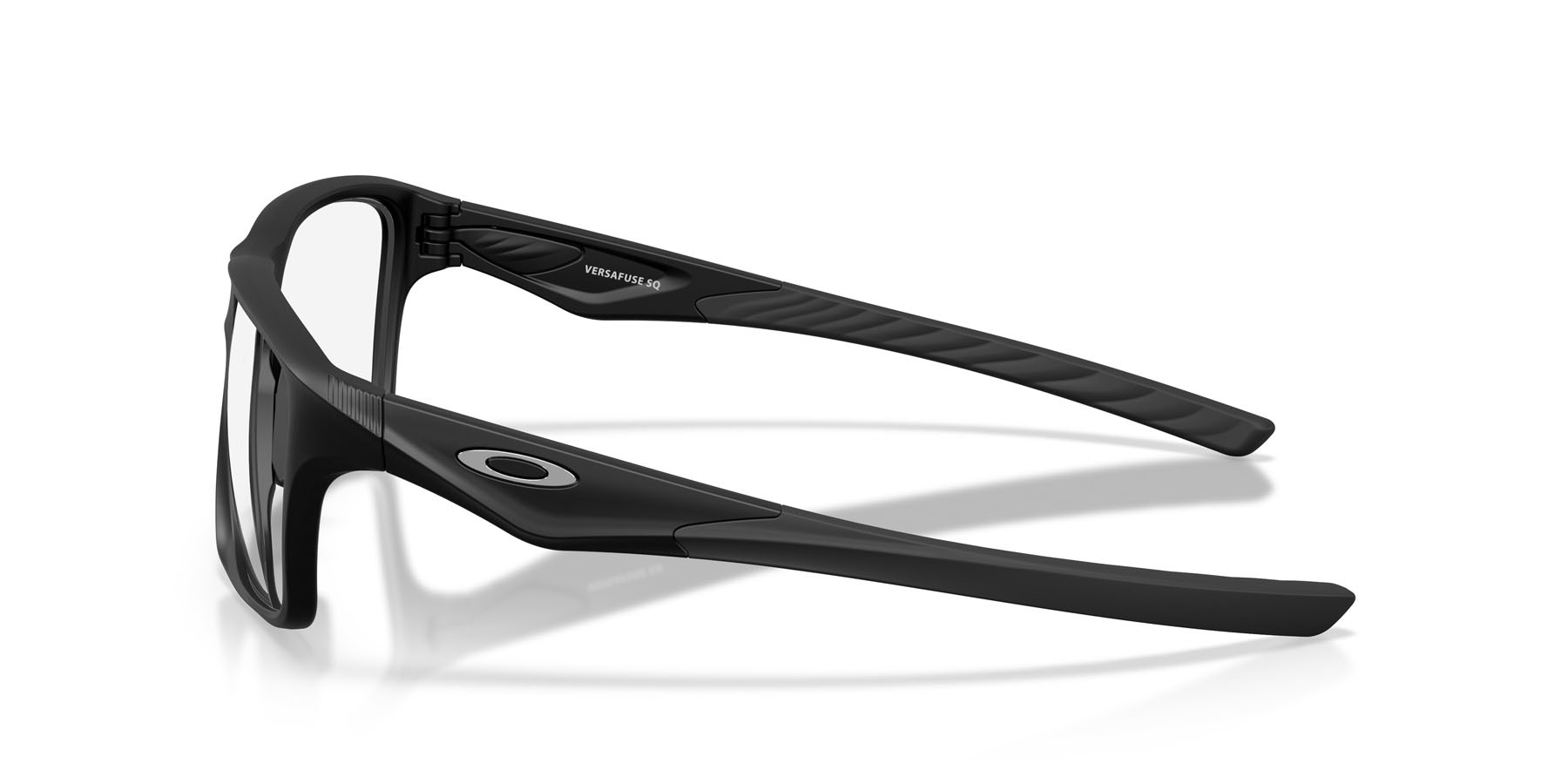 Occhiali da vista Oakley Versafuse Sq OX 8201 (820101) colore nero satinato forma rettangolare lenti lente demo