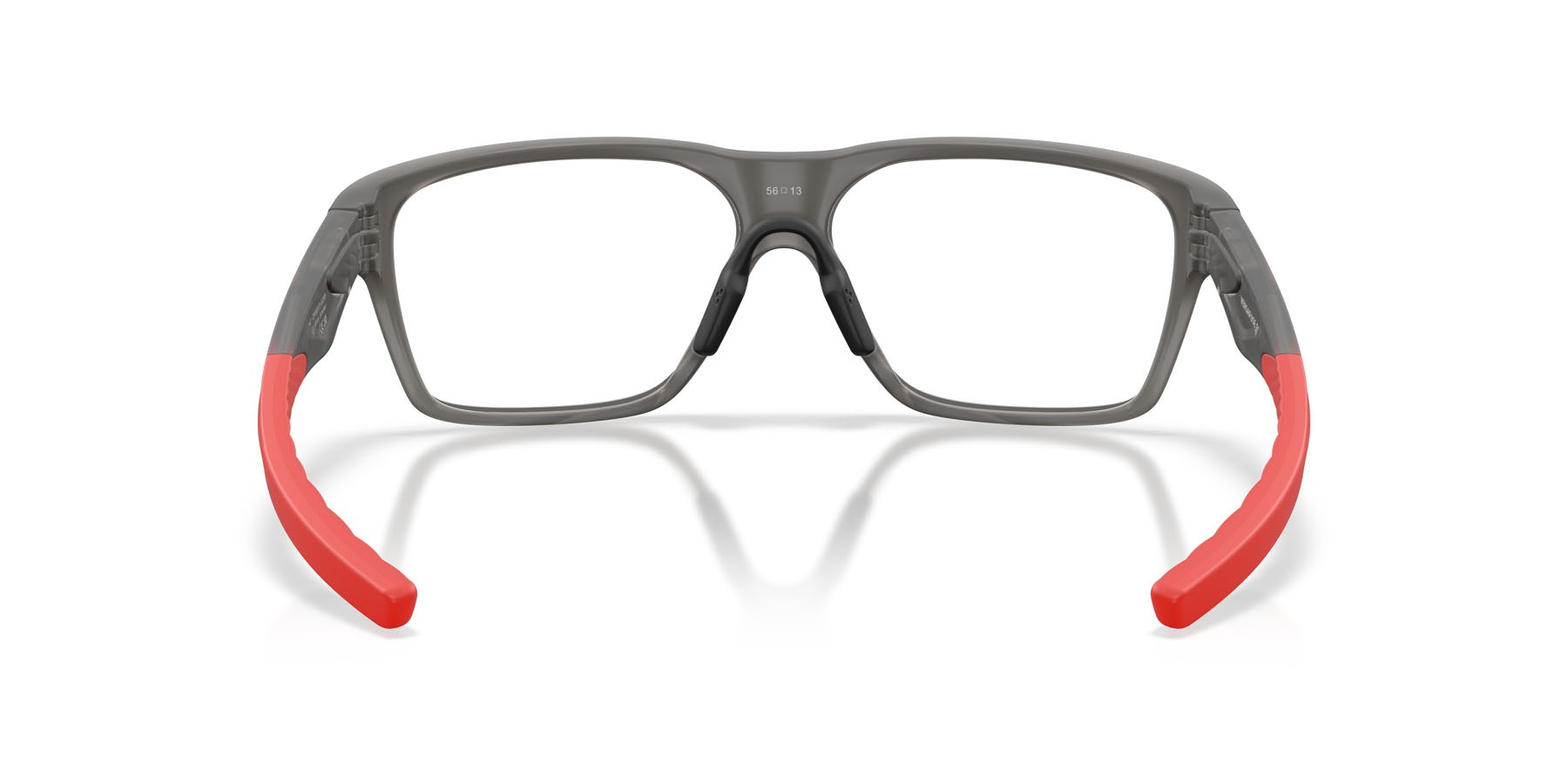 Occhiali da vista Oakley Versafuse Sq OX 8201 (820102) colore grigio fumo satinato forma rettangolare lenti lente demo