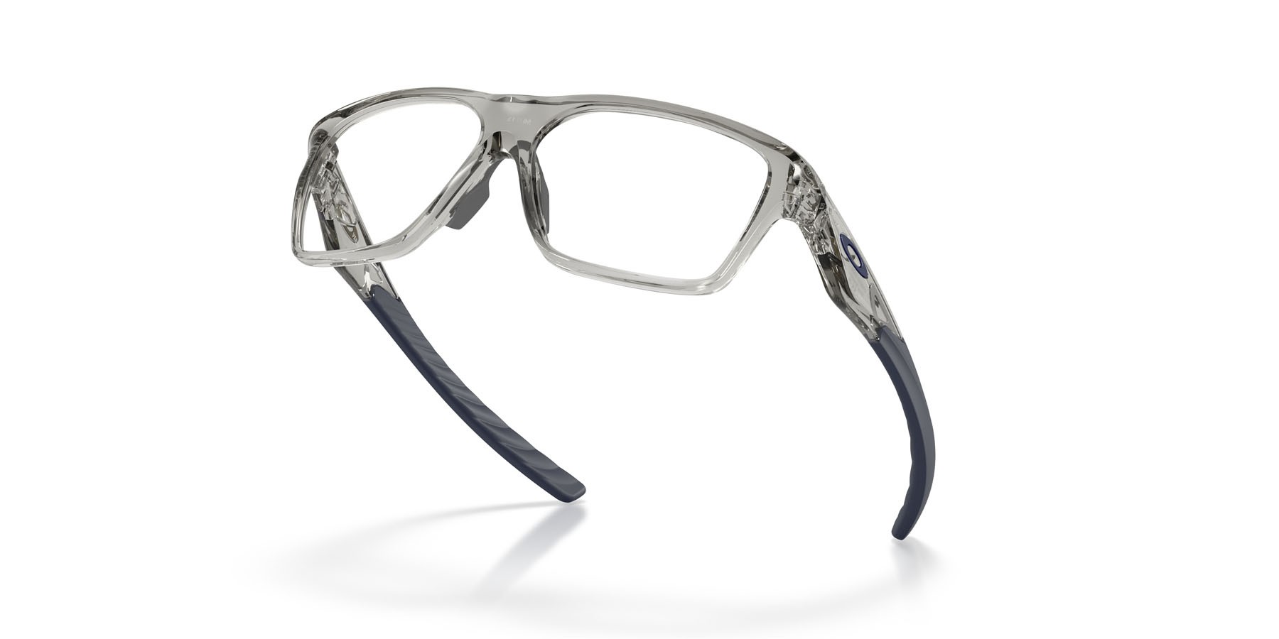 Occhiali da vista Oakley Versafuse Sq OX 8201 (820103) colore grigio ombra forma rettangolare lenti lente demo