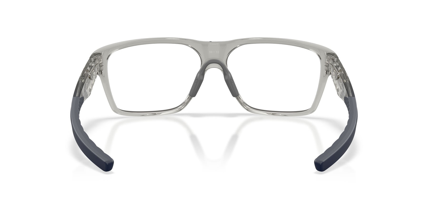 Occhiali da vista Oakley Versafuse Sq OX 8201 (820103) colore grigio ombra forma rettangolare lenti lente demo