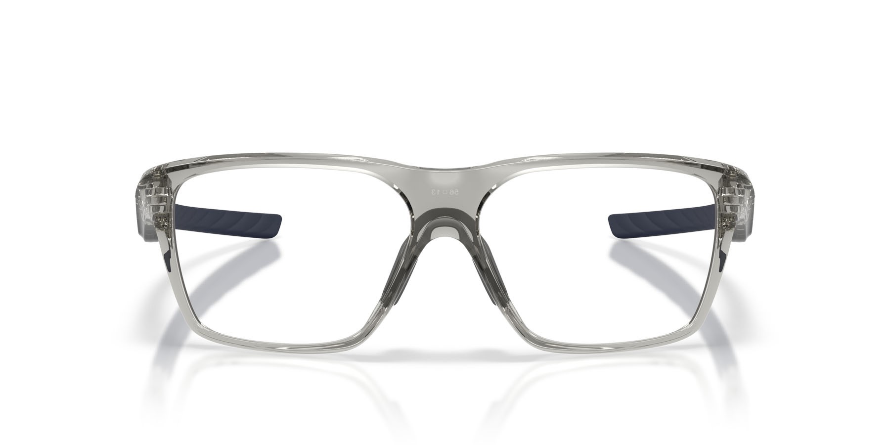 Occhiali da vista Oakley Versafuse Sq OX 8201 (820103) colore grigio ombra forma rettangolare lenti lente demo