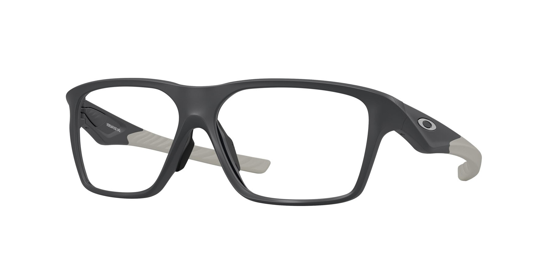 Occhiali da vista Oakley Versafuse Sq OX 8201 (820104) colore carbonio opaco forma rettangolare lenti lente demo