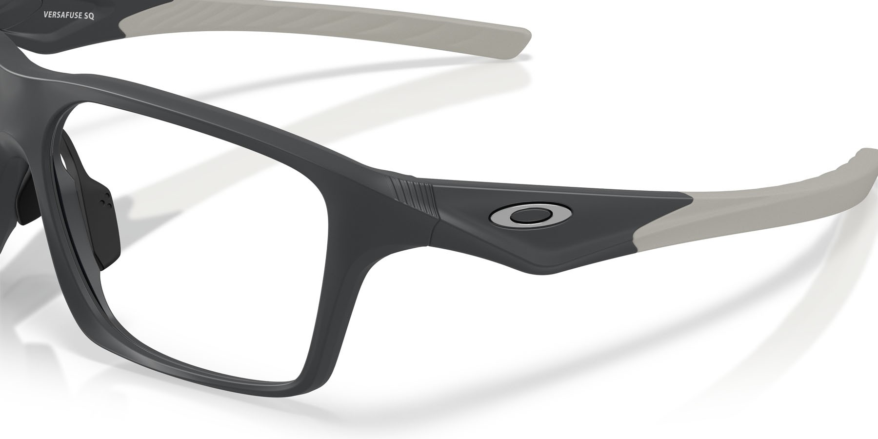 Occhiali da vista Oakley Versafuse Sq OX 8201 (820104) colore carbonio opaco forma rettangolare lenti lente demo