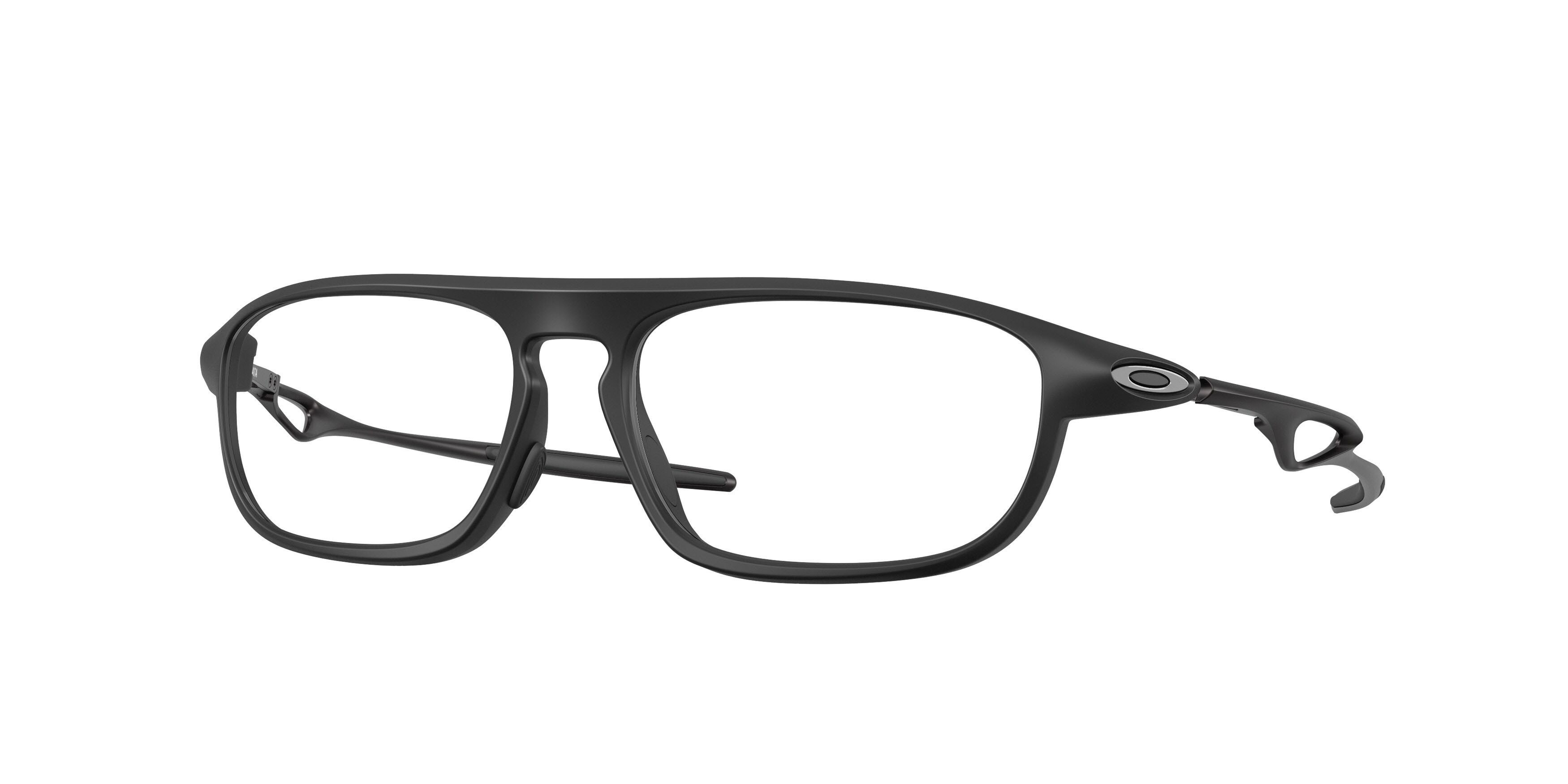 Occhiali da vista Oakley Neomata OX 8203 (820301) colore nero satinato forma rettangolare lenti lente demo