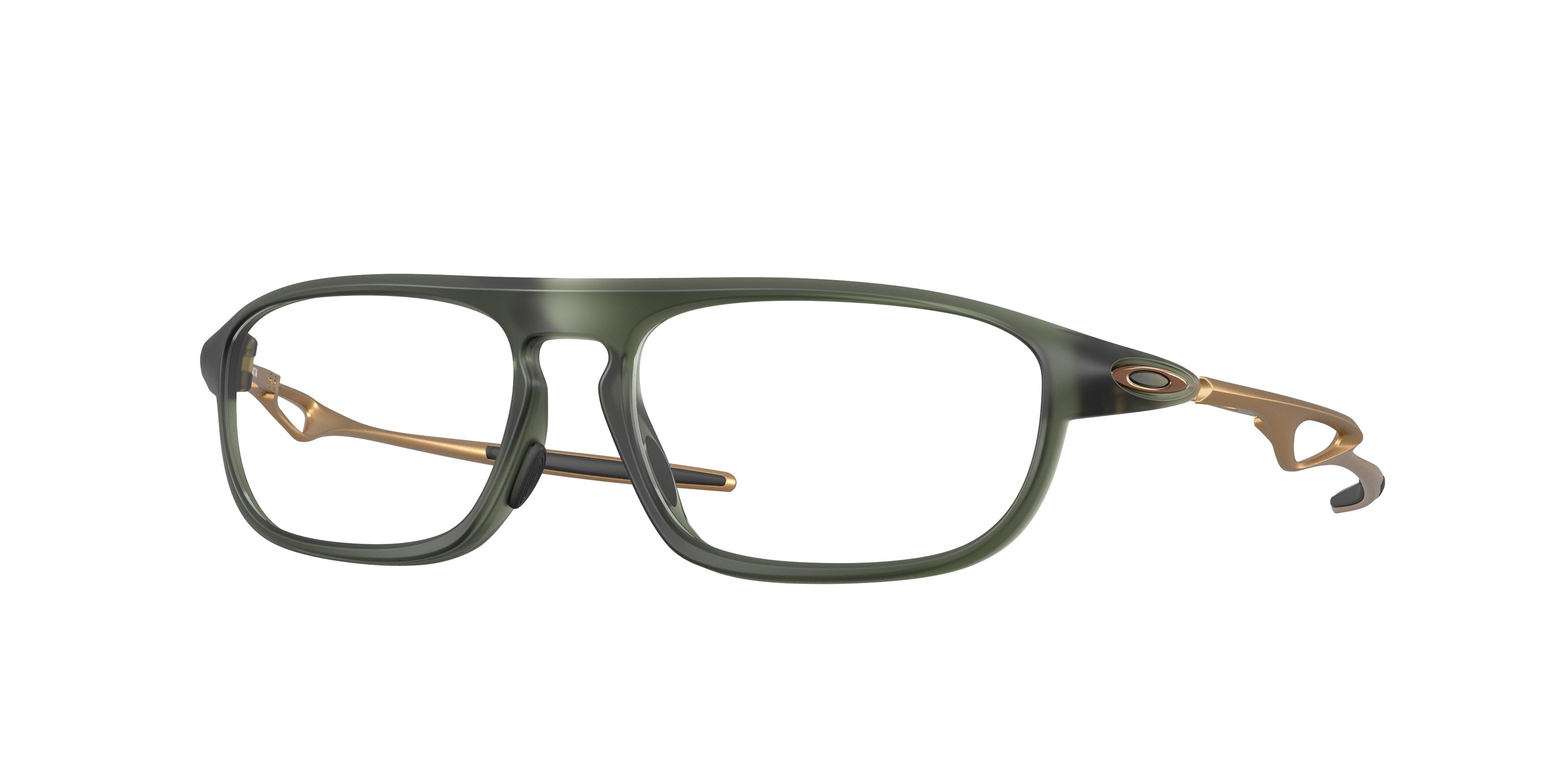 Occhiali da vista Oakley Neomata OX 8203 (820304) colore olive ink opaco forma rettangolare lenti lente demo