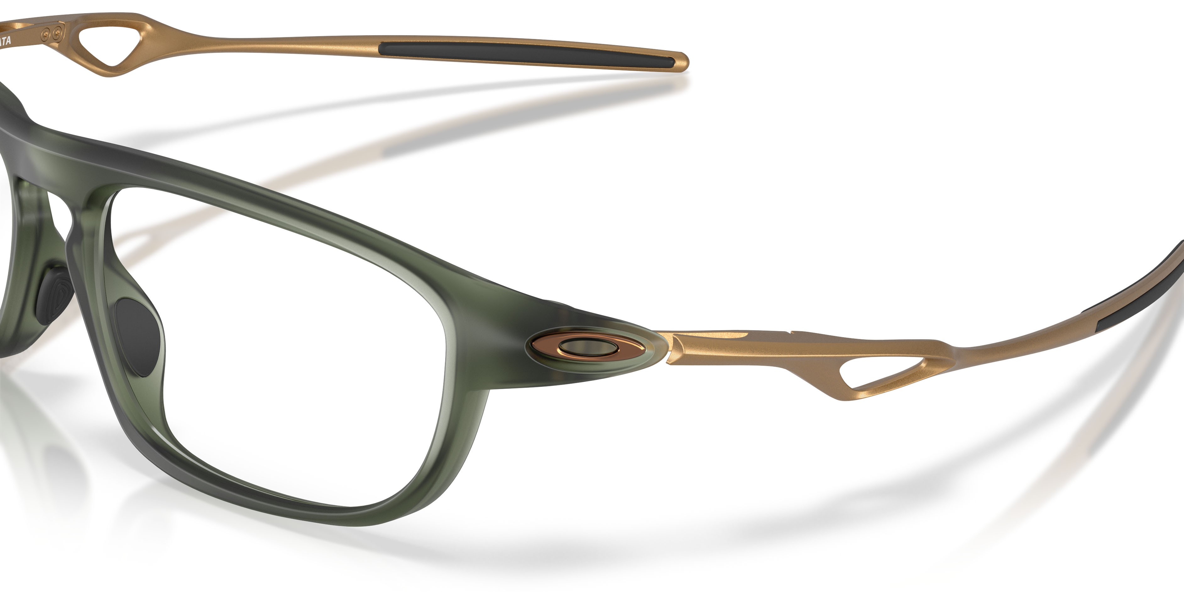 Occhiali da vista Oakley Neomata OX 8203 (820304) colore olive ink opaco forma rettangolare lenti lente demo