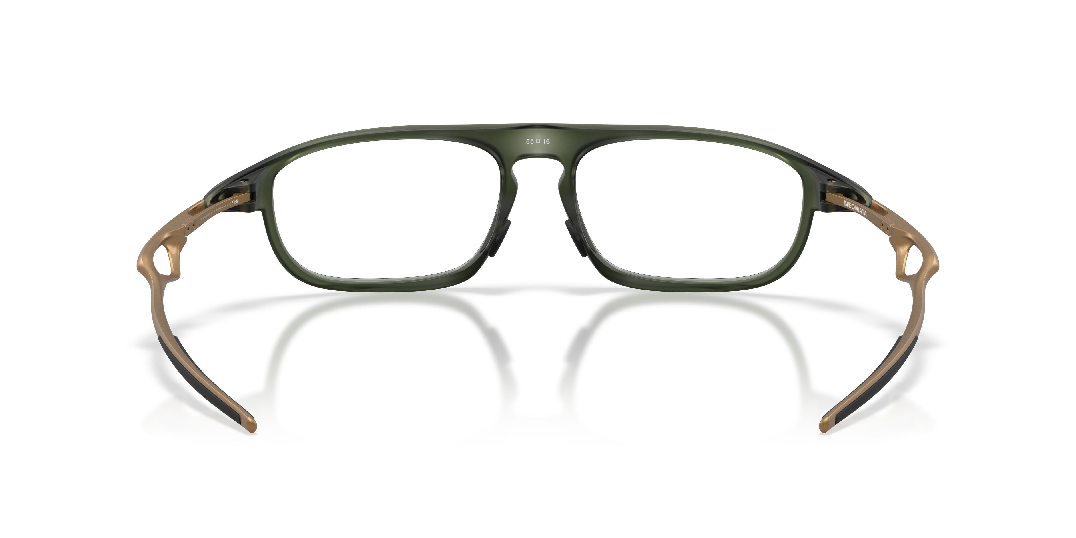 Occhiali da vista Oakley Neomata OX 8203 (820304) colore olive ink opaco forma rettangolare lenti lente demo