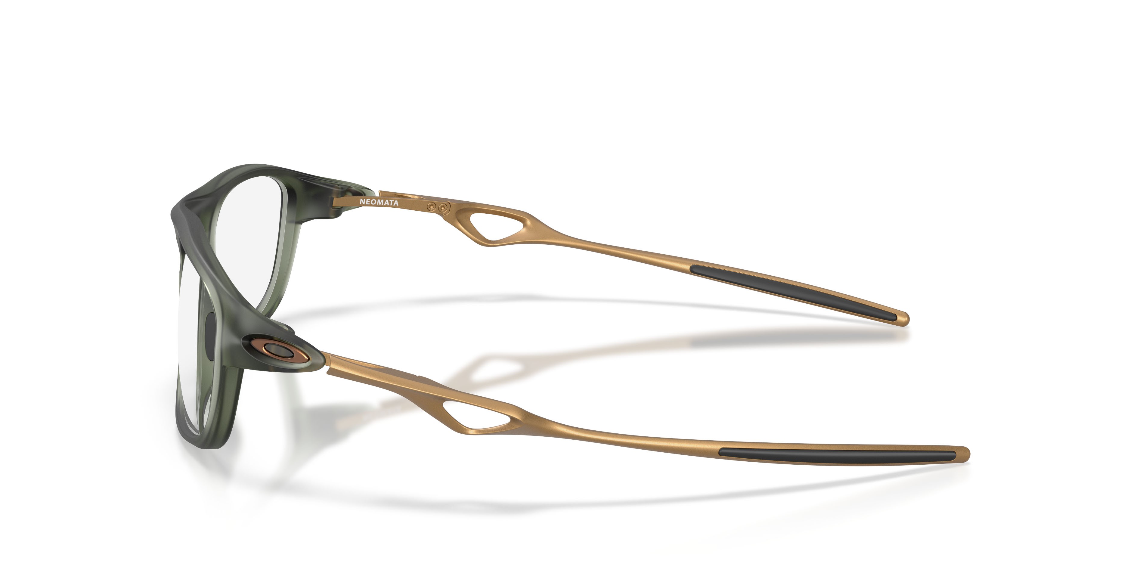 Occhiali da vista Oakley Neomata OX 8203 (820304) colore olive ink opaco forma rettangolare lenti lente demo