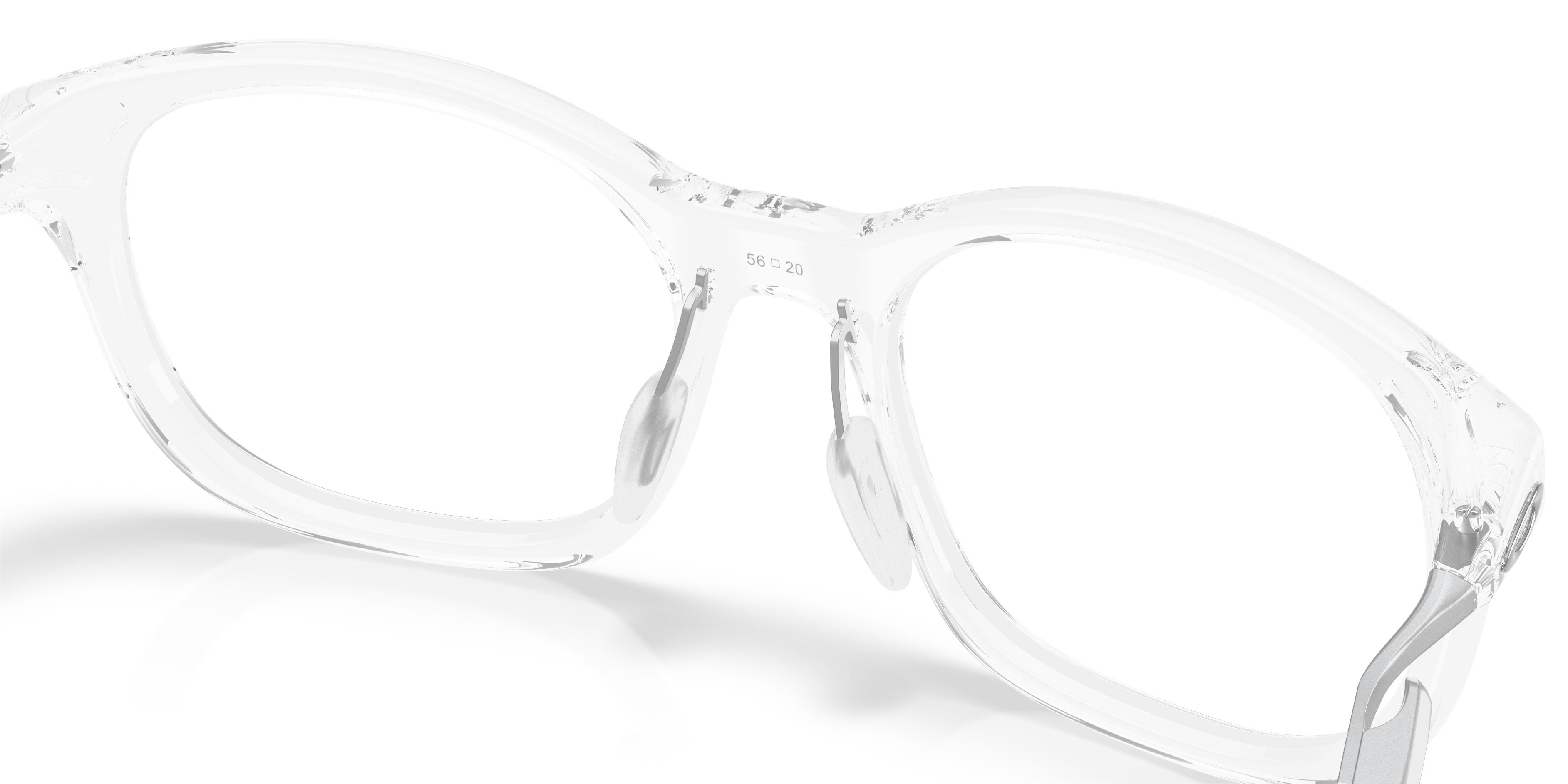 Occhiali da vista Oakley Neoture OX 8204D (820403) colore trasparente lucido forma rettangolare lenti lente demo