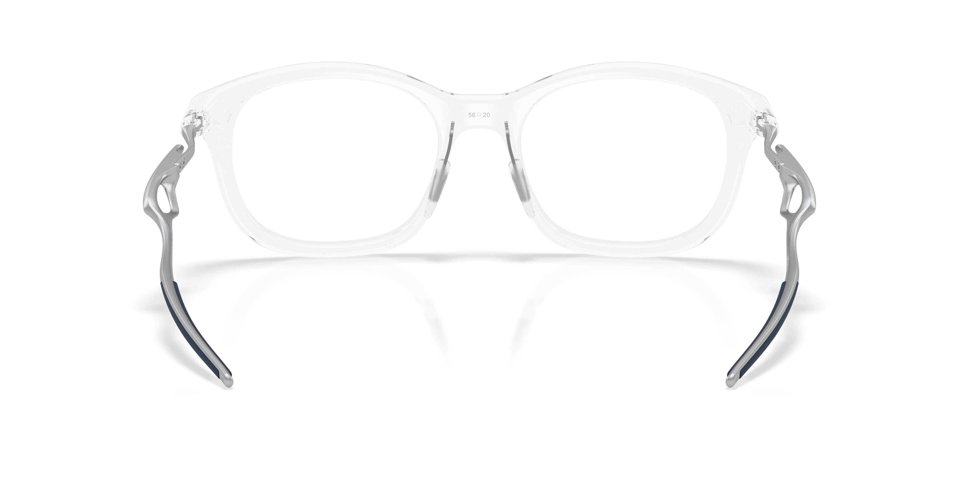 Occhiali da vista Oakley Neoture OX 8204D (820403) colore trasparente lucido forma rettangolare lenti lente demo