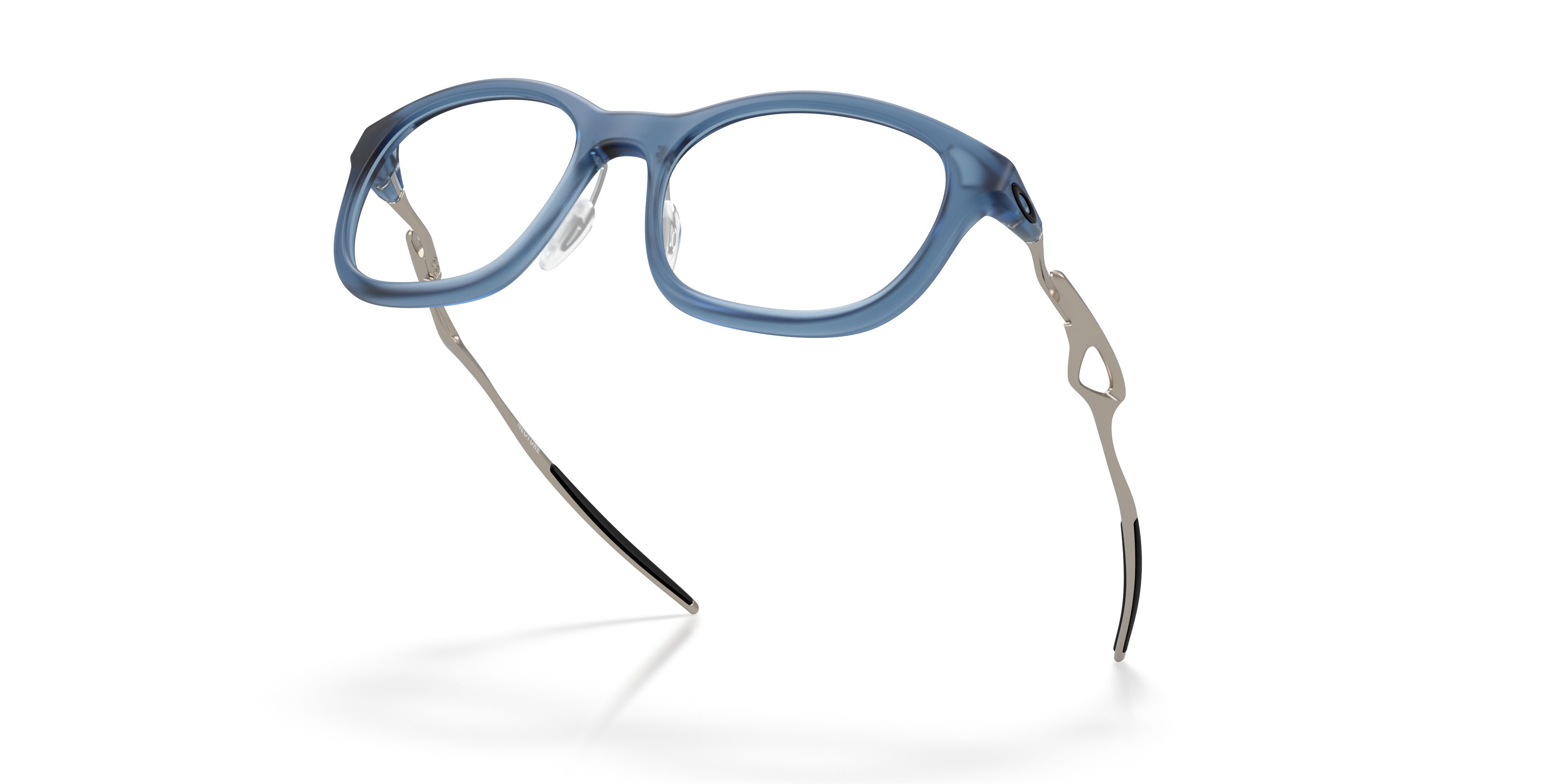 Occhiali da vista Oakley Neoture OX 8204D (820404) colore abisso trasparente forma rettangolare lenti lente demo