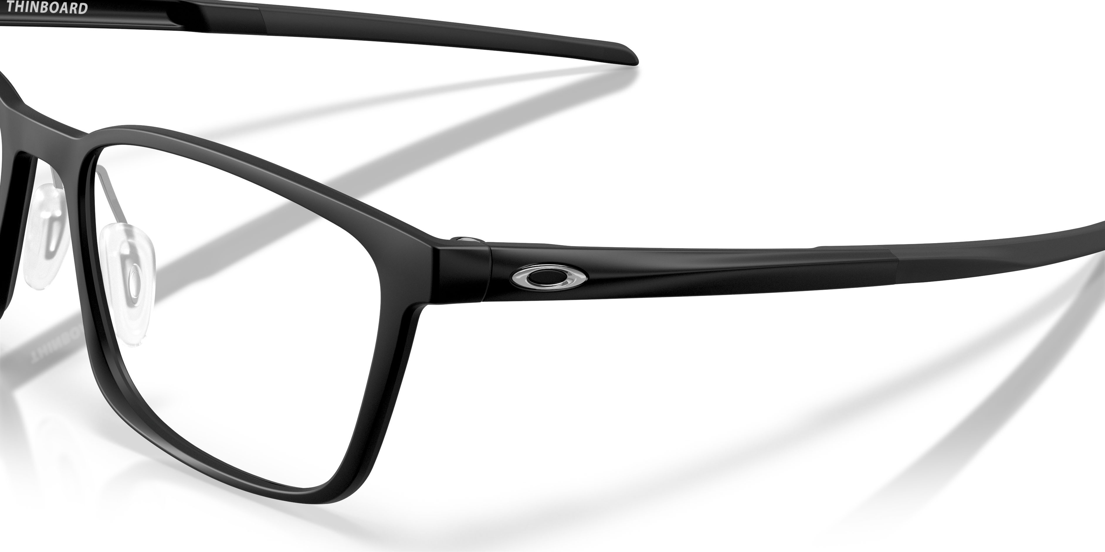 Occhiali da vista Oakley Thinboard OX 8205 (820501) colore nero satinato forma rettangolare lenti lente demo